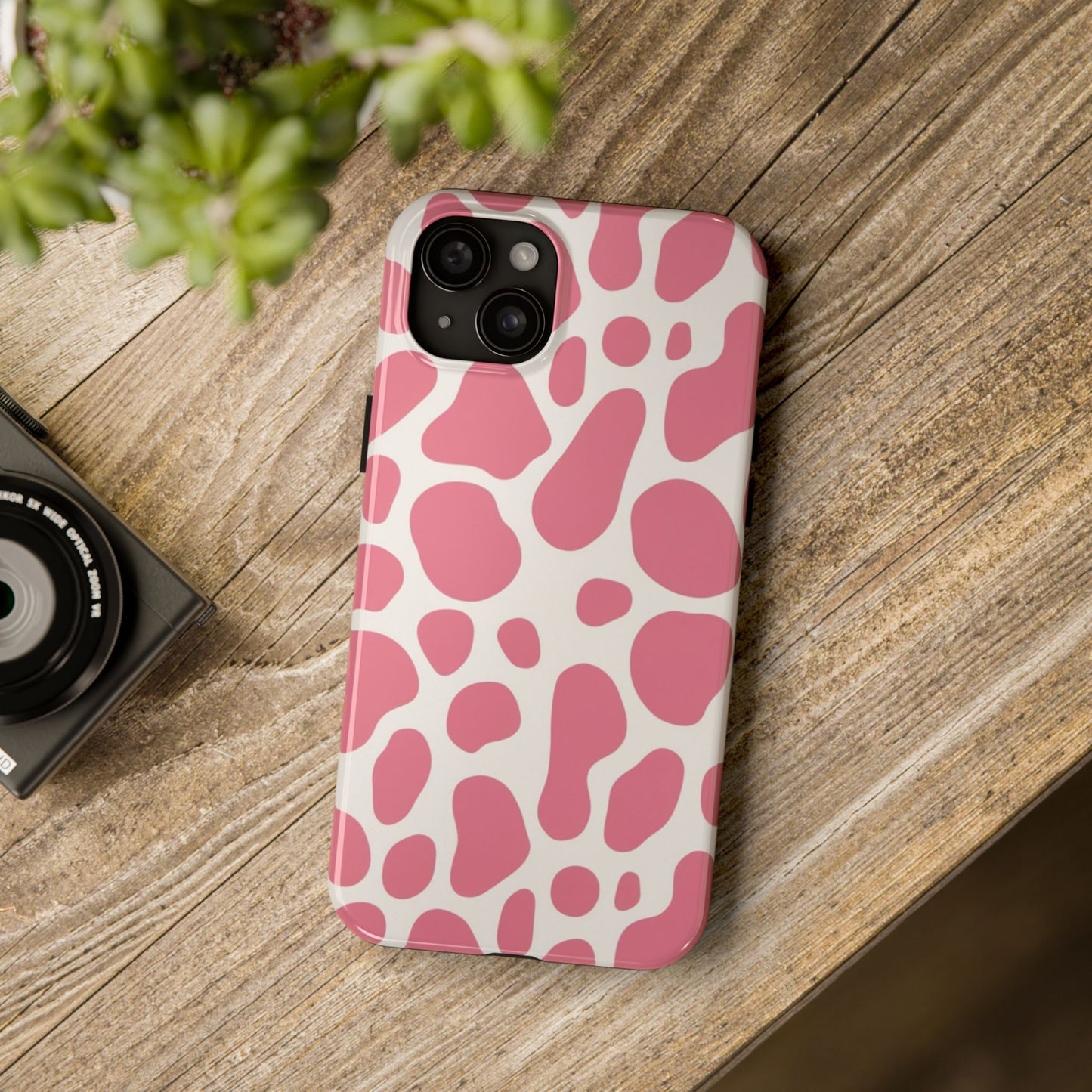 Giraffe Print Tough Phone Case for iPhone 16 15 14 13 12 11 X 8 7 Samsung Galaxy S24 S23 S22 S21
