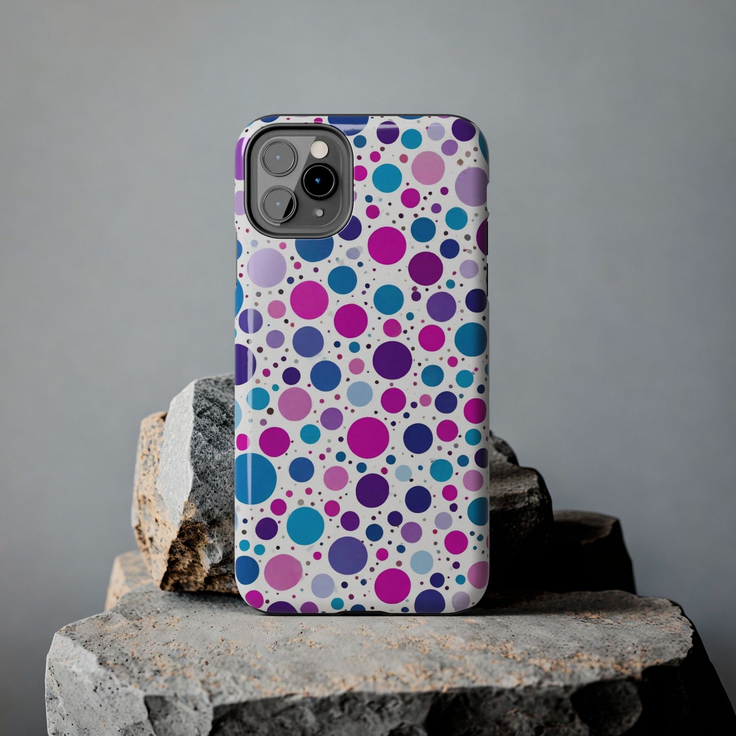 Colorful Polka Dot Tough Phone Case