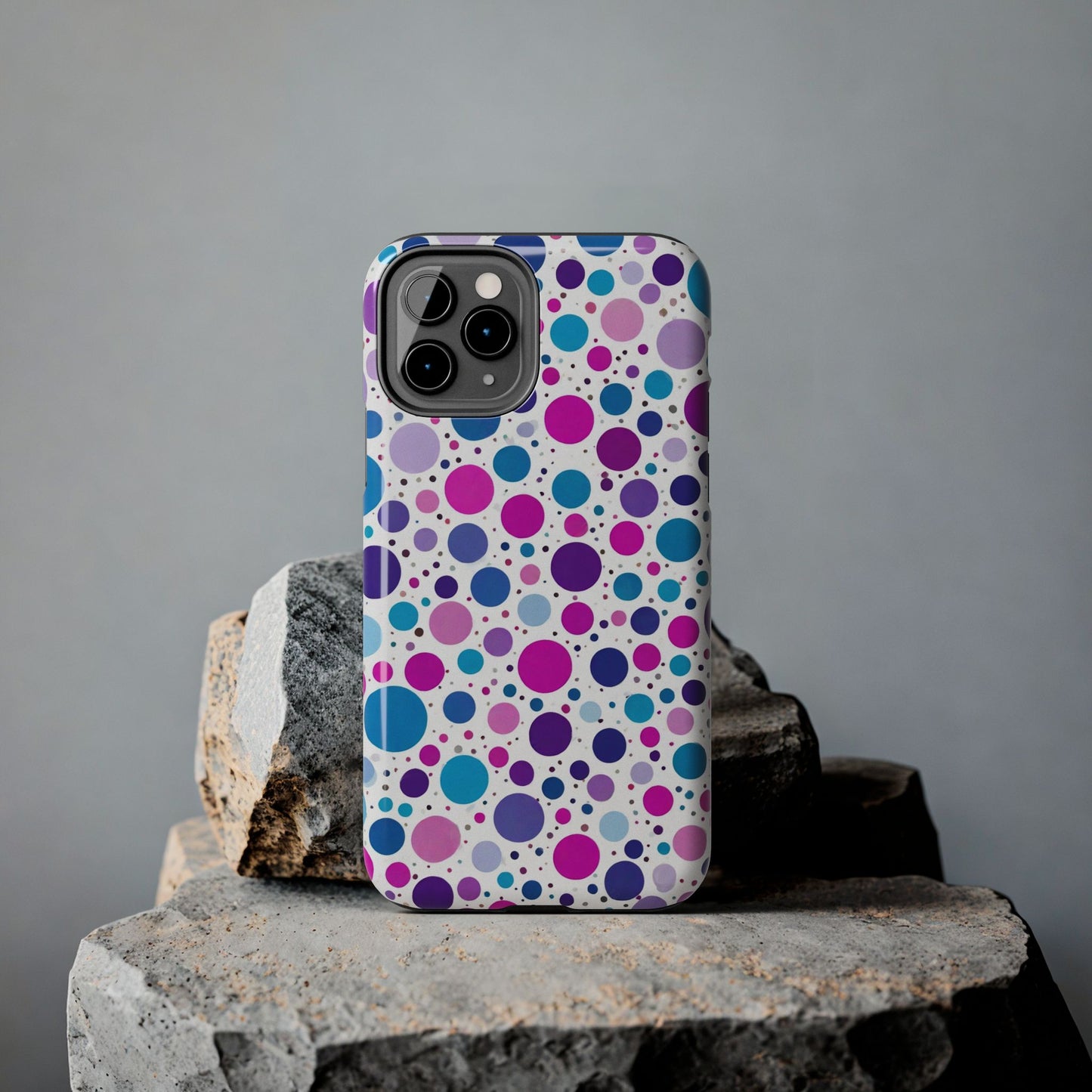 Colorful Polka Dot Tough Phone Case