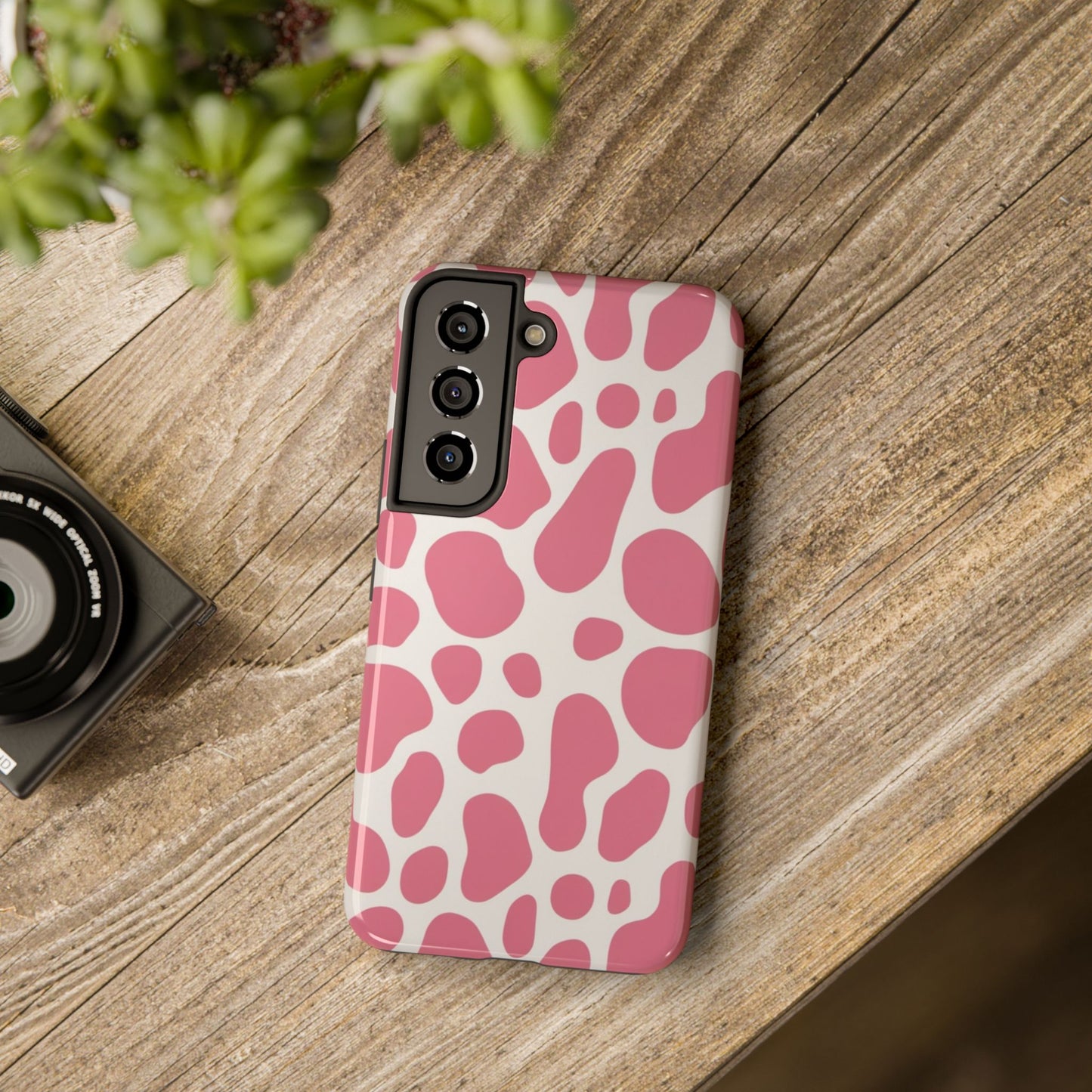 Giraffe Print Tough Phone Case for iPhone 16 15 14 13 12 11 X 8 7 Samsung Galaxy S24 S23 S22 S21