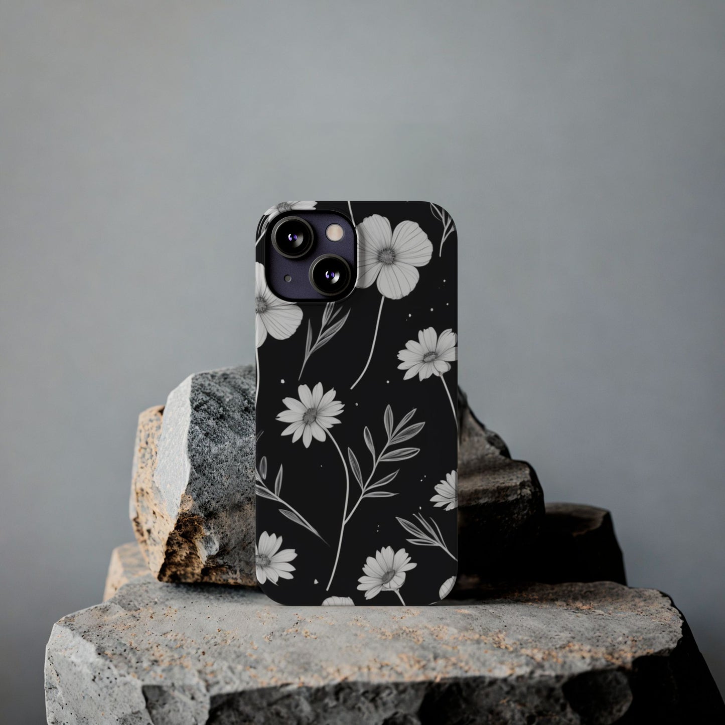 Floral Slim Phone Case for iPhone