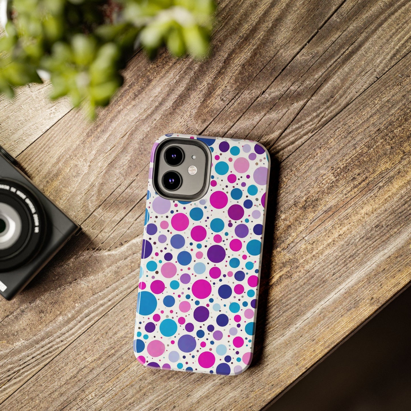 Colorful Polka Dot Tough Phone Case