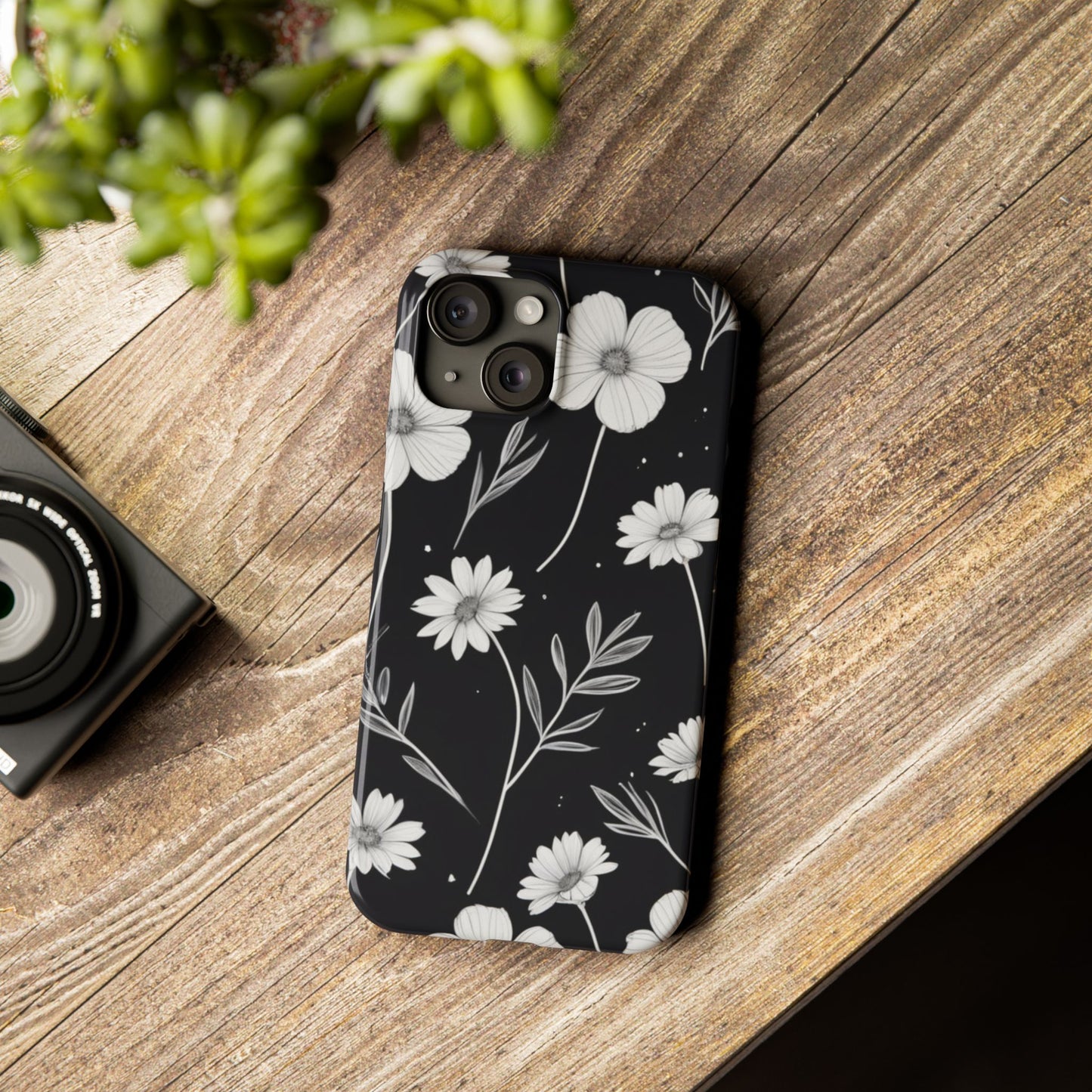 Floral Slim Phone Case for iPhone