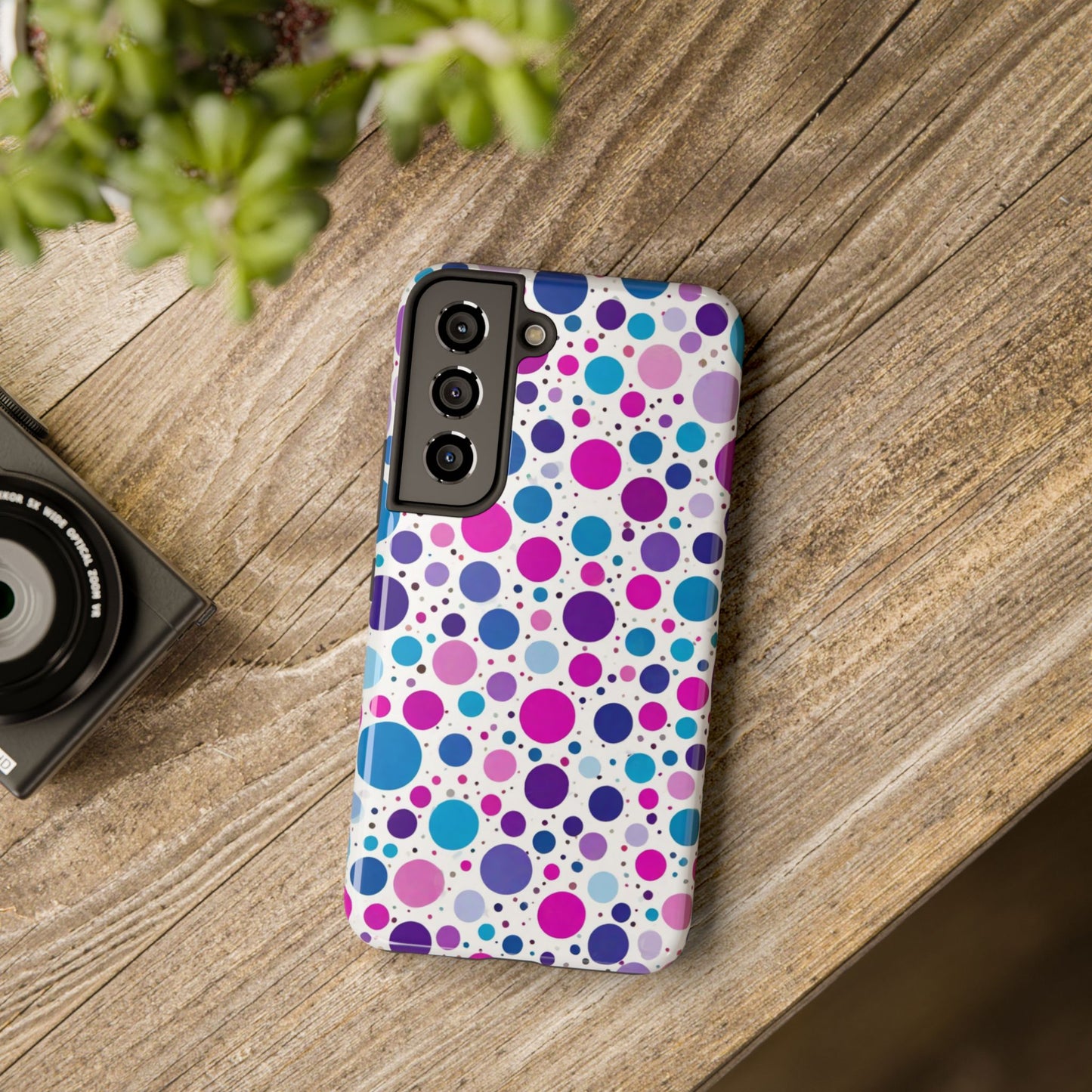 Colorful Polka Dot Tough Phone Case