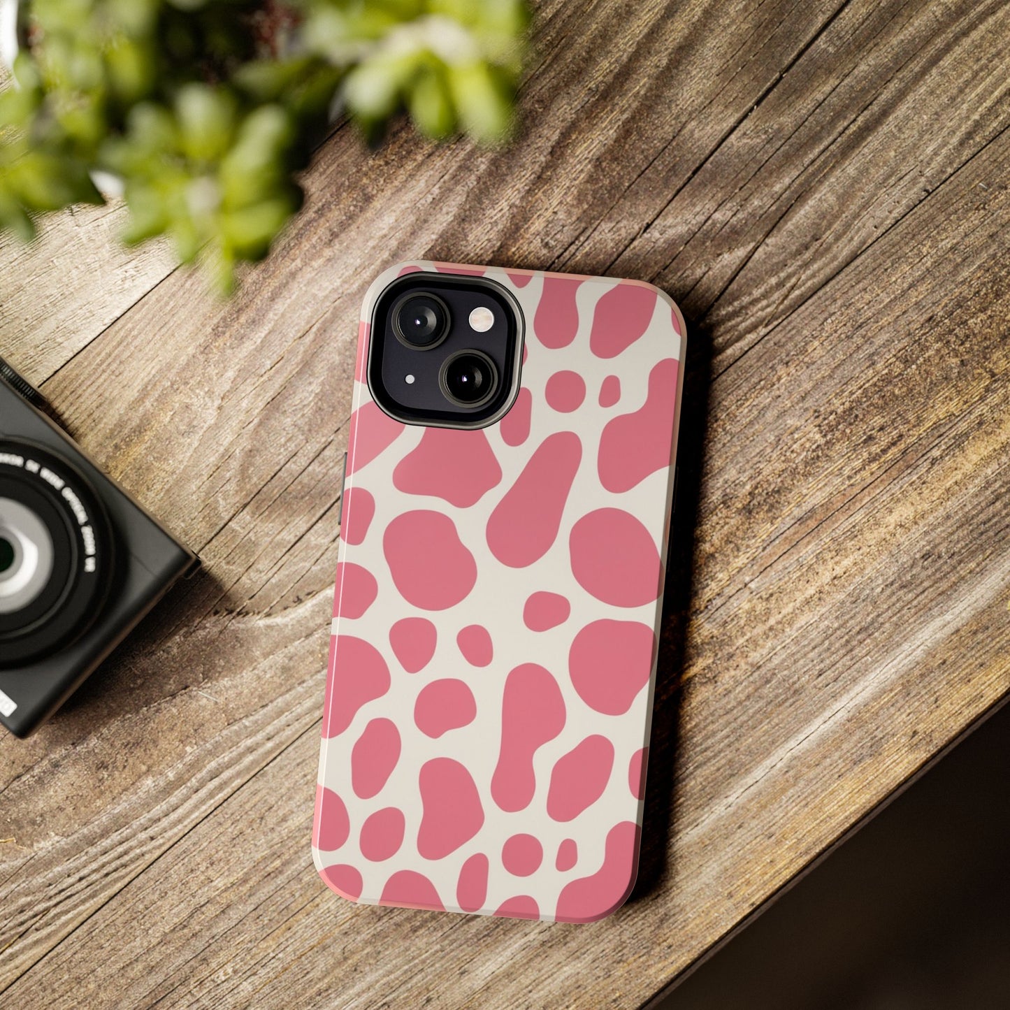 Giraffe Print Tough Phone Case for iPhone 16 15 14 13 12 11 X 8 7 Samsung Galaxy S24 S23 S22 S21