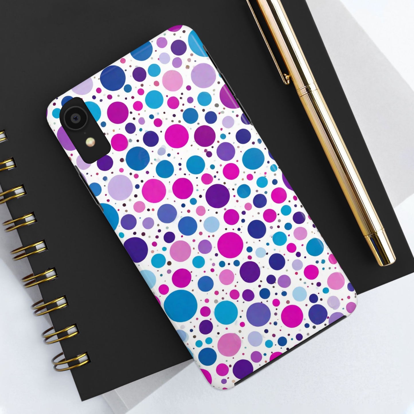 Colorful Polka Dot Tough Phone Case