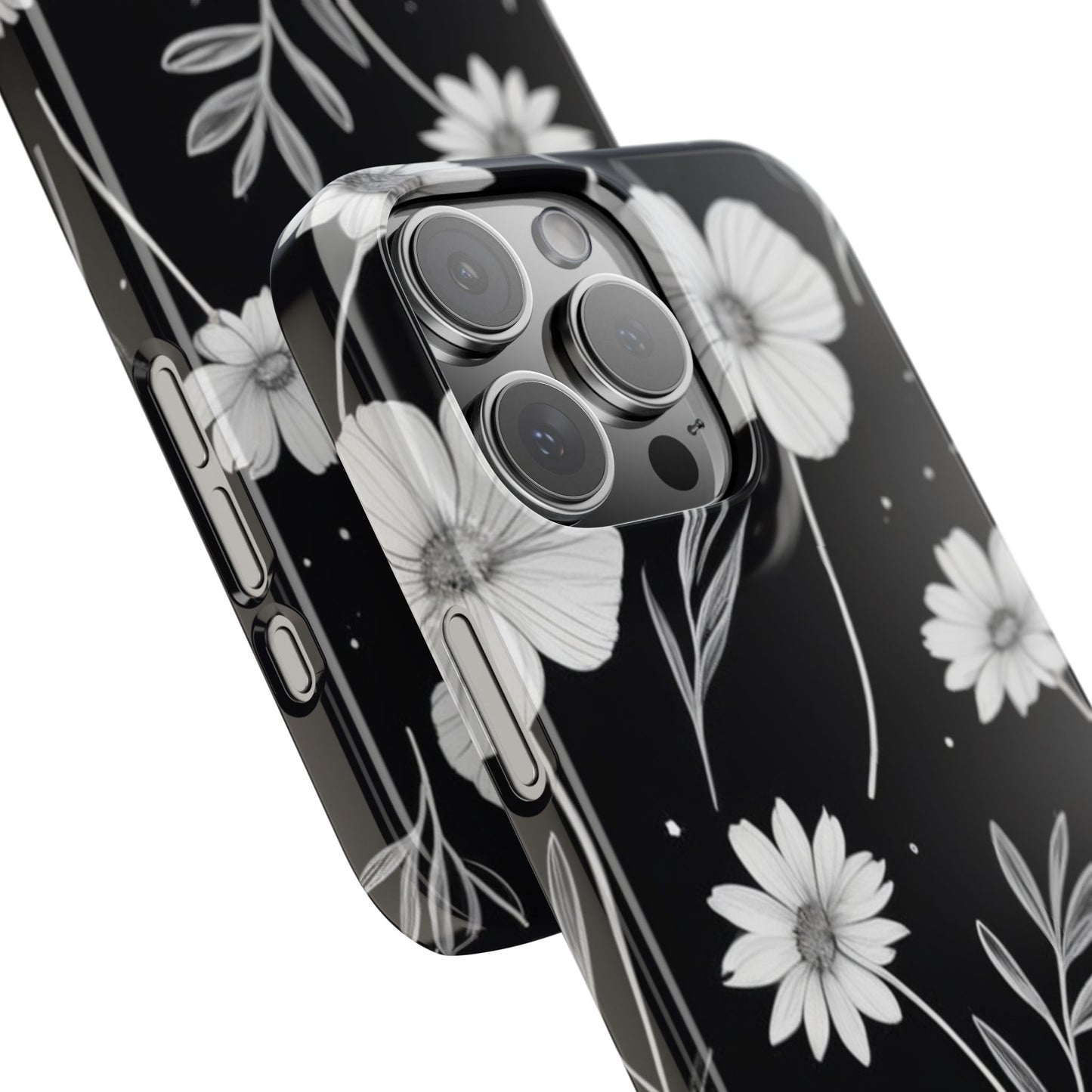 Floral Slim Phone Case for iPhone