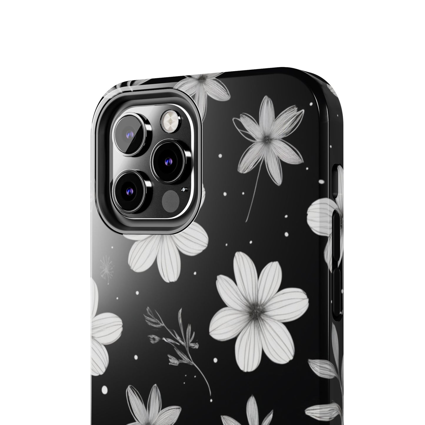 Elegant Floral Tough Phone Case for iPhone 16 15 14 13 12 11 X 8 7 Samsung Galaxy S24 S23 S22 S21