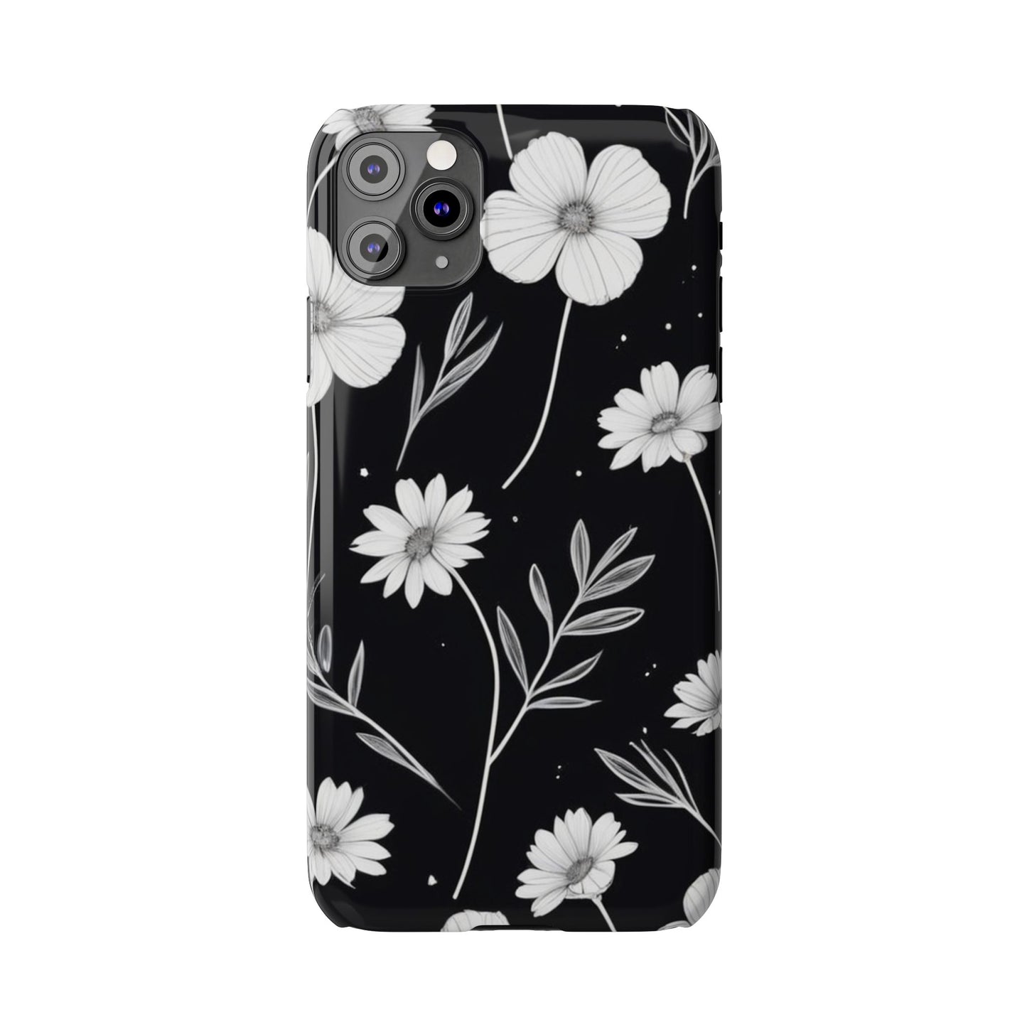 Floral Slim Phone Case for iPhone