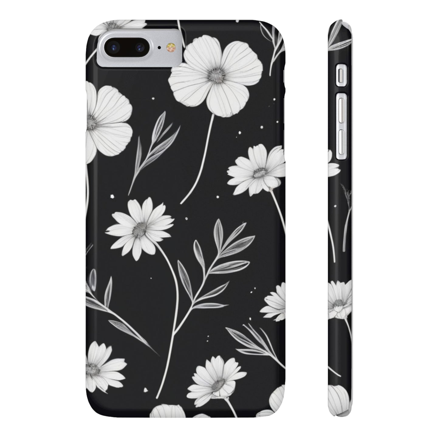 Floral Slim Phone Case for iPhone