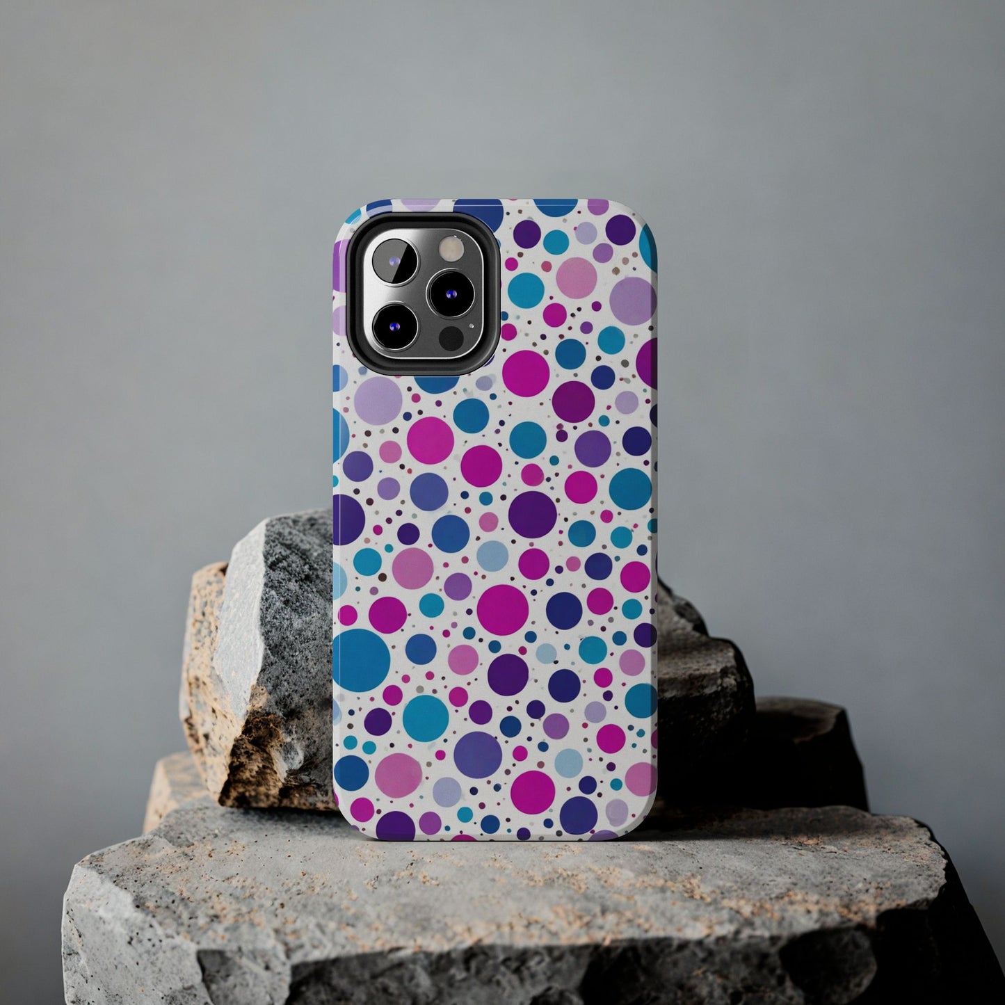 Colorful Polka Dot Tough Phone Case