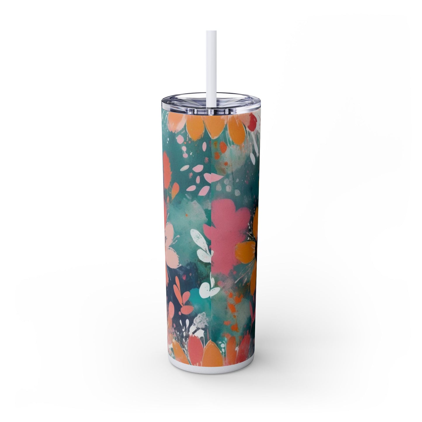 20oz Vibrant Floral Skinny Tumbler