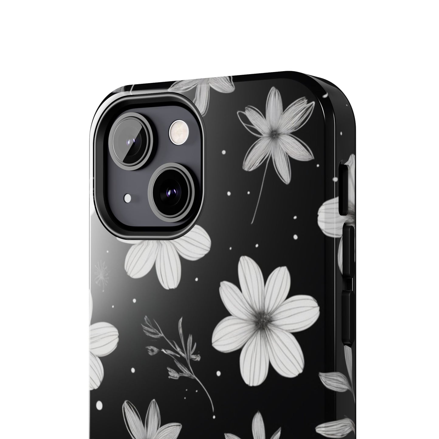 Elegant Floral Tough Phone Case for iPhone 16 15 14 13 12 11 X 8 7 Samsung Galaxy S24 S23 S22 S21