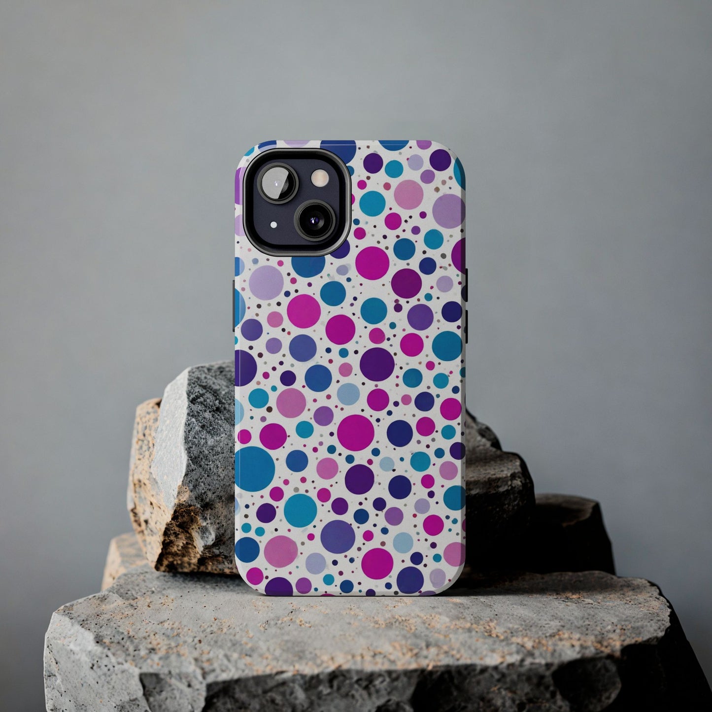 Colorful Polka Dot Tough Phone Case