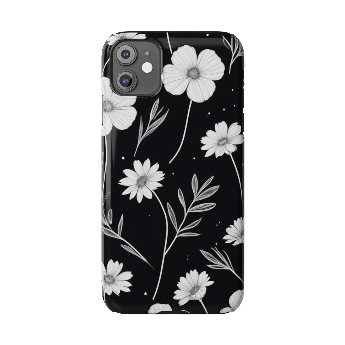 Floral Slim Phone Case for iPhone