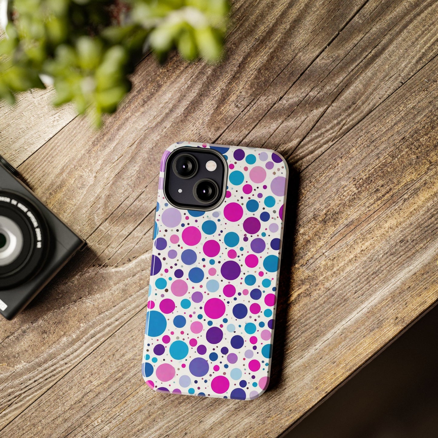 Colorful Polka Dot Tough Phone Case