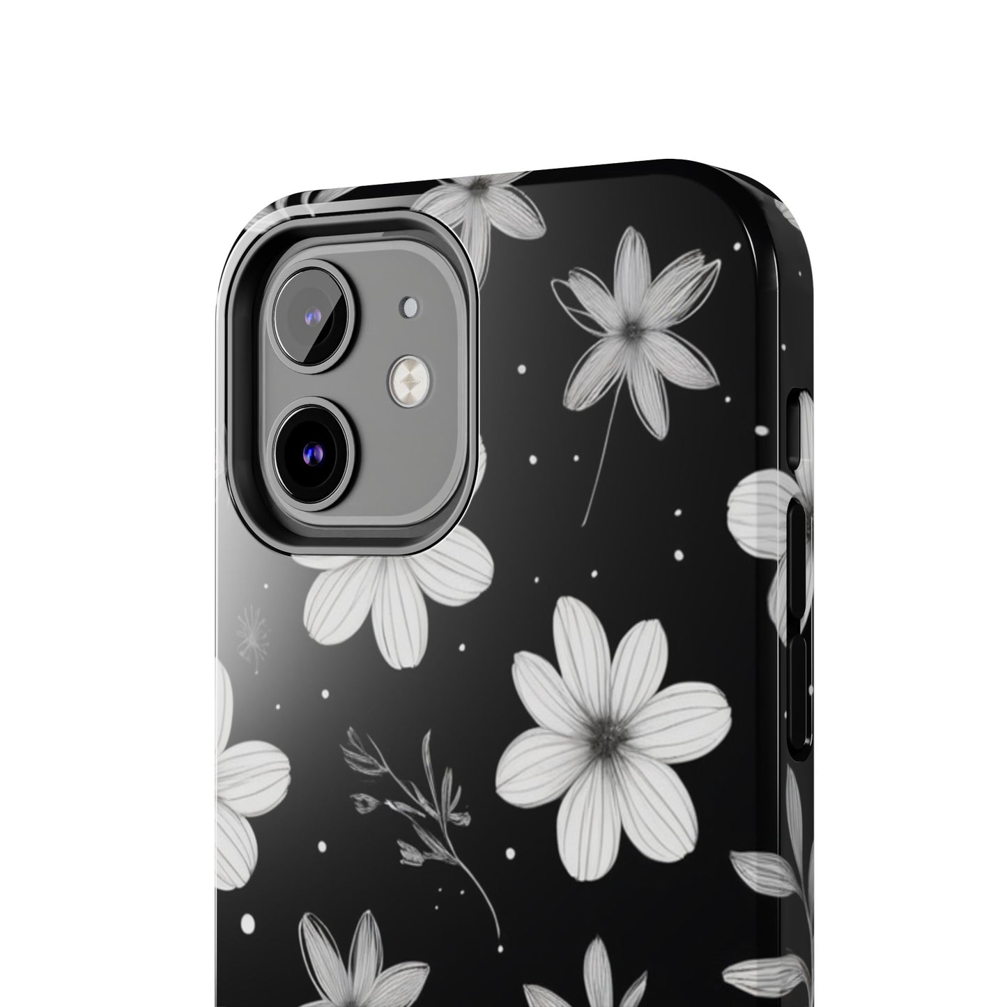 Elegant Floral Tough Phone Case for iPhone 16 15 14 13 12 11 X 8 7 Samsung Galaxy S24 S23 S22 S21