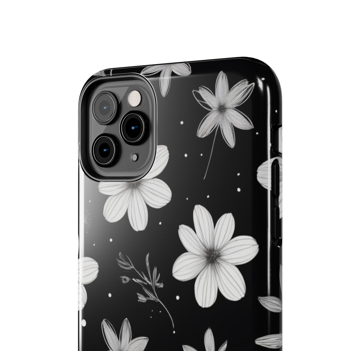Elegant Floral Tough Phone Case for iPhone 16 15 14 13 12 11 X 8 7 Samsung Galaxy S24 S23 S22 S21