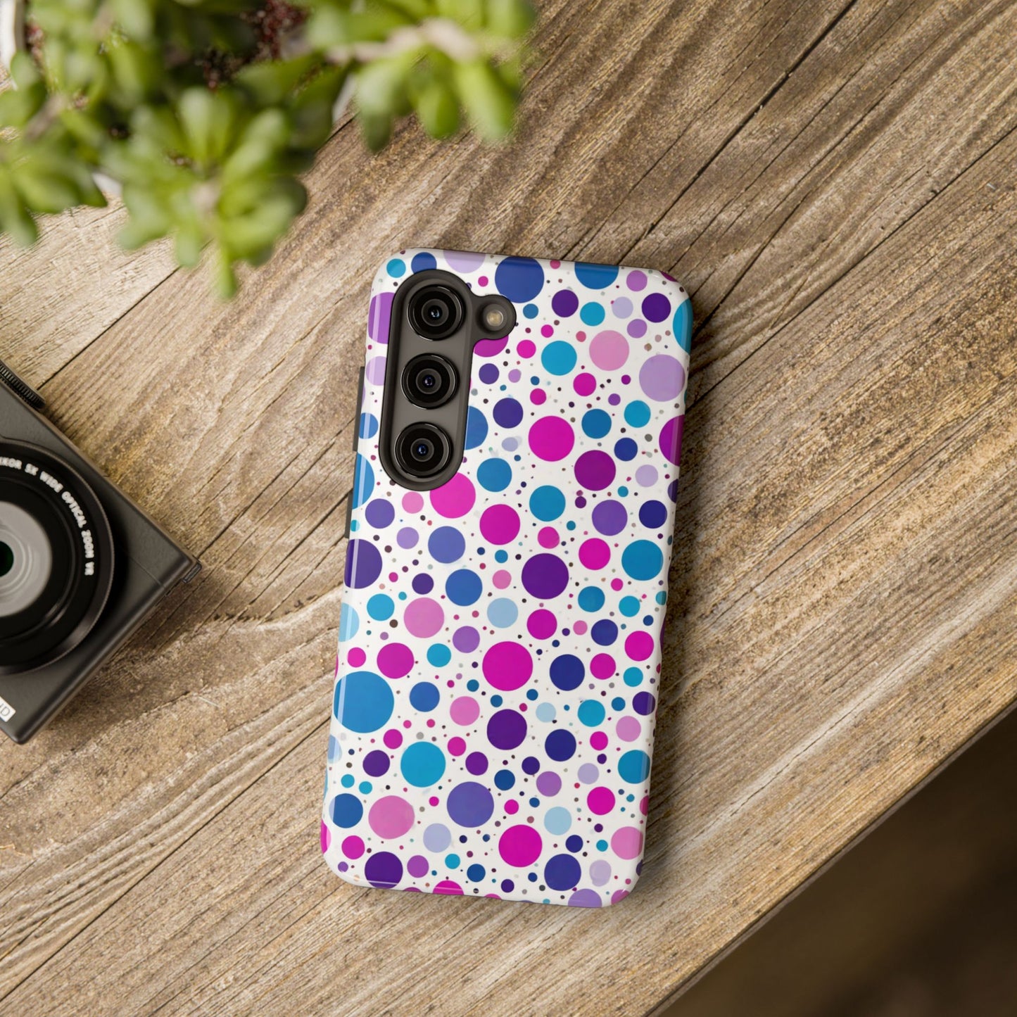Colorful Polka Dot Tough Phone Case