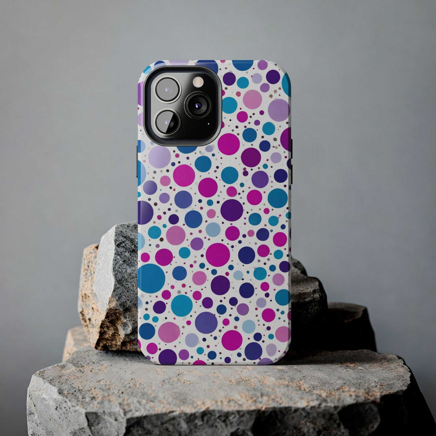 Colorful Polka Dot Tough Phone Case