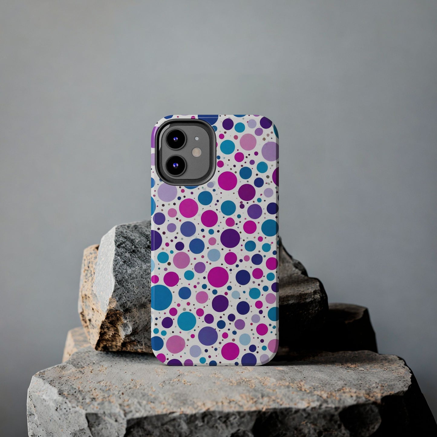 Colorful Polka Dot Tough Phone Case