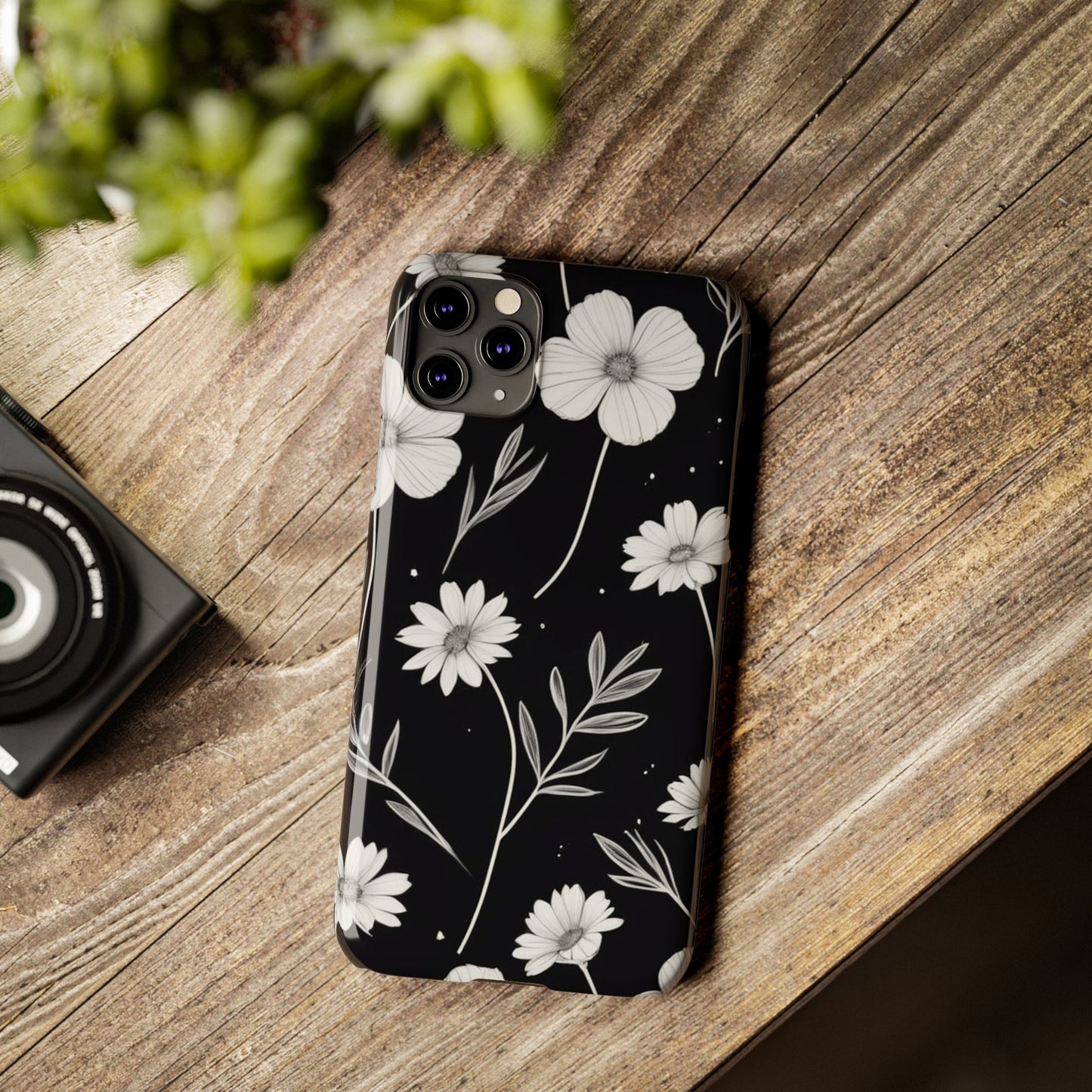 Floral Slim Phone Case for iPhone