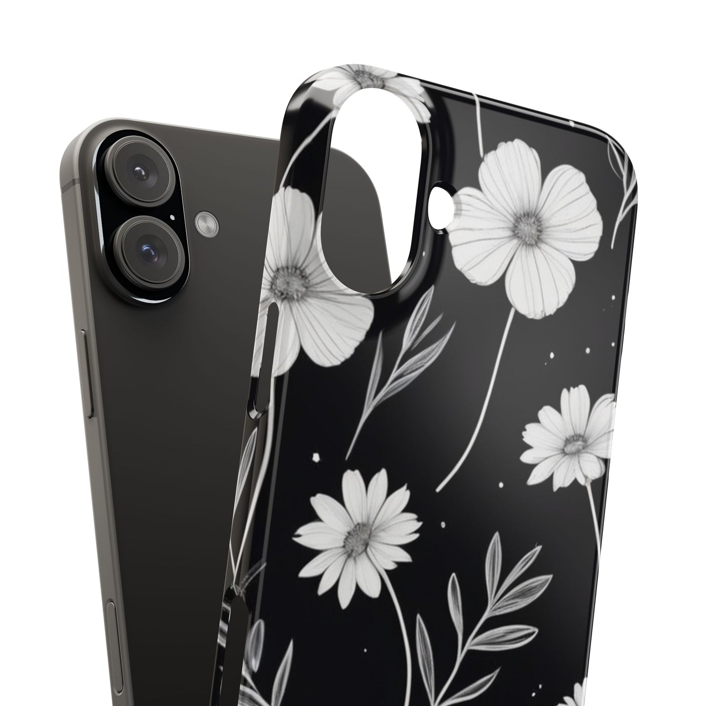 Floral Slim Phone Case for iPhone