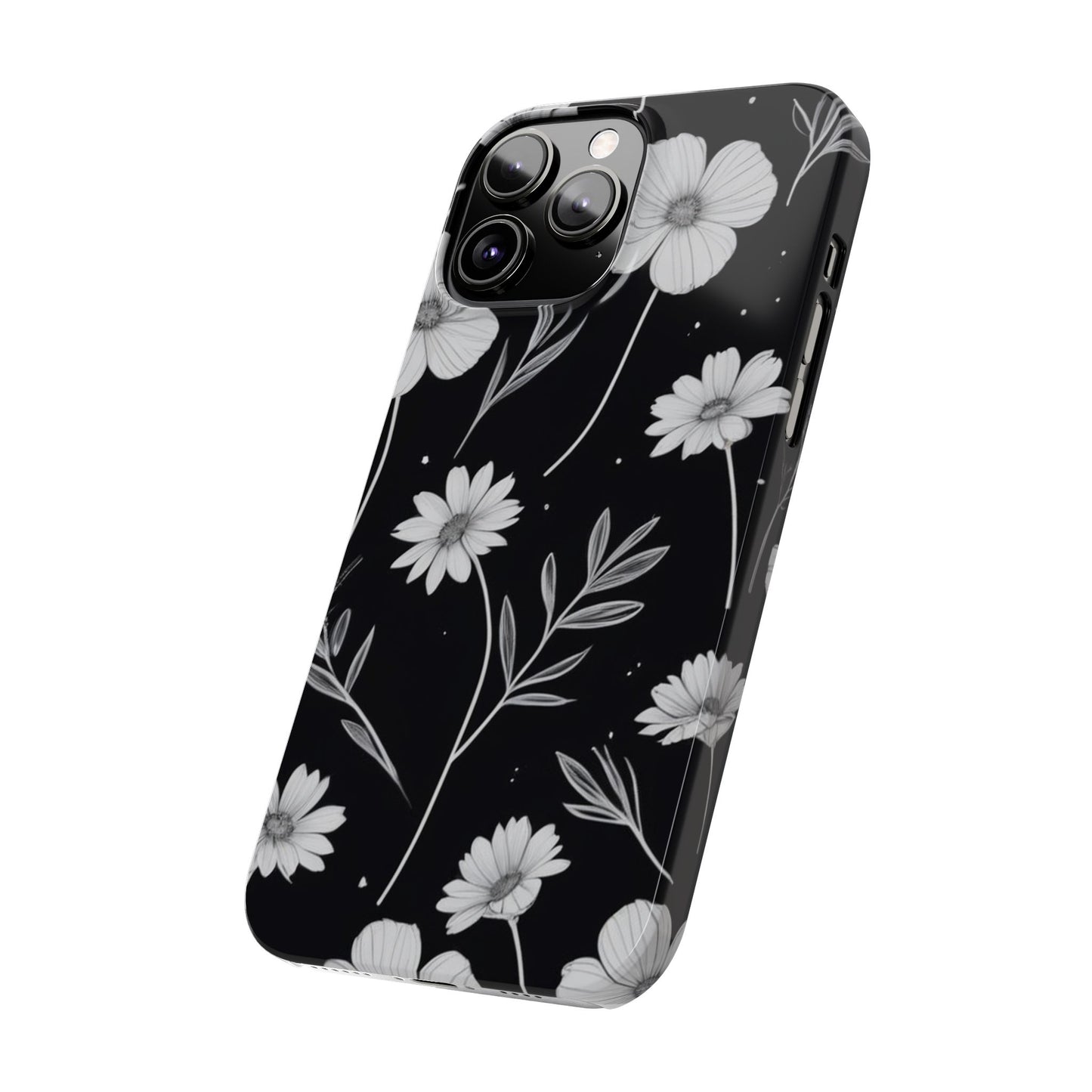 Floral Slim Phone Case for iPhone
