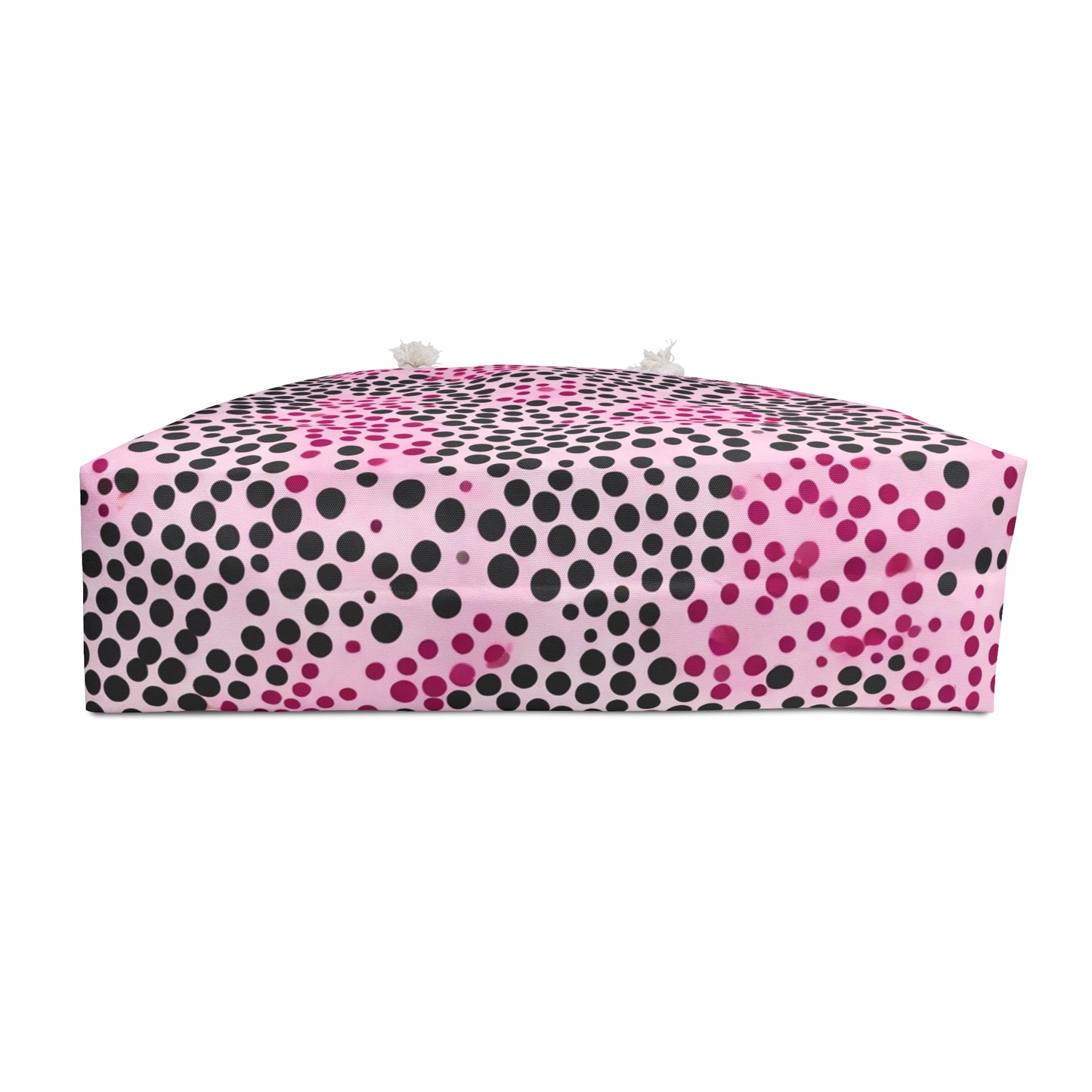Pink Polka Dot Weekender Bag