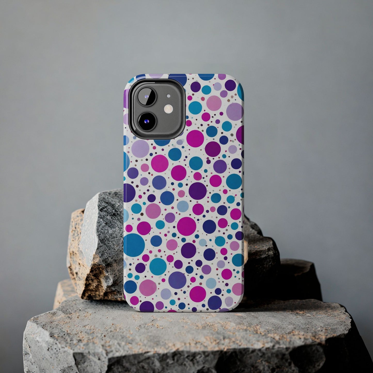 Colorful Polka Dot Tough Phone Case