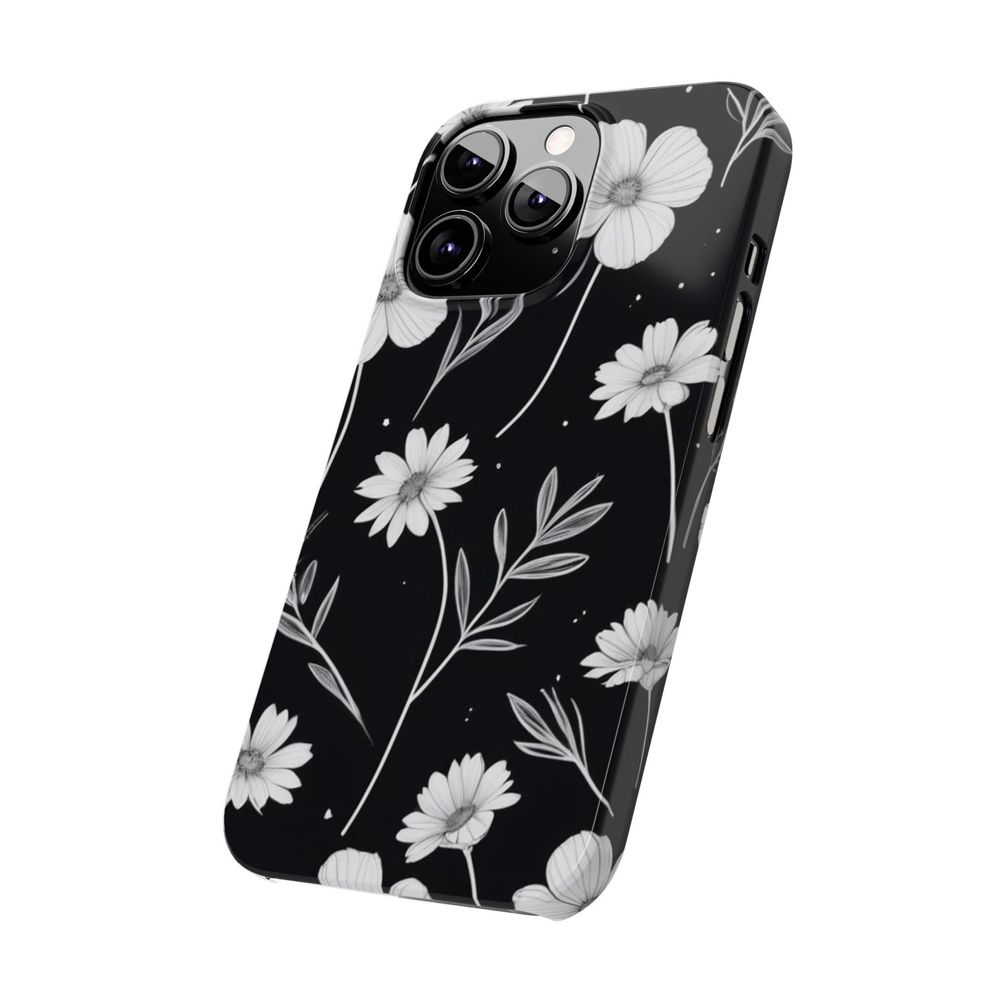 Floral Slim Phone Case for iPhone