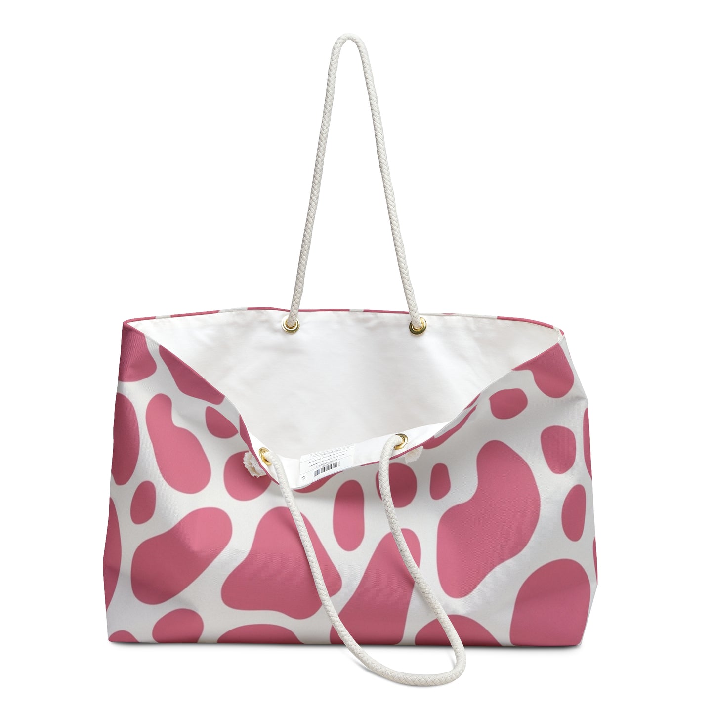 Pink Animal Print Weekender Bag