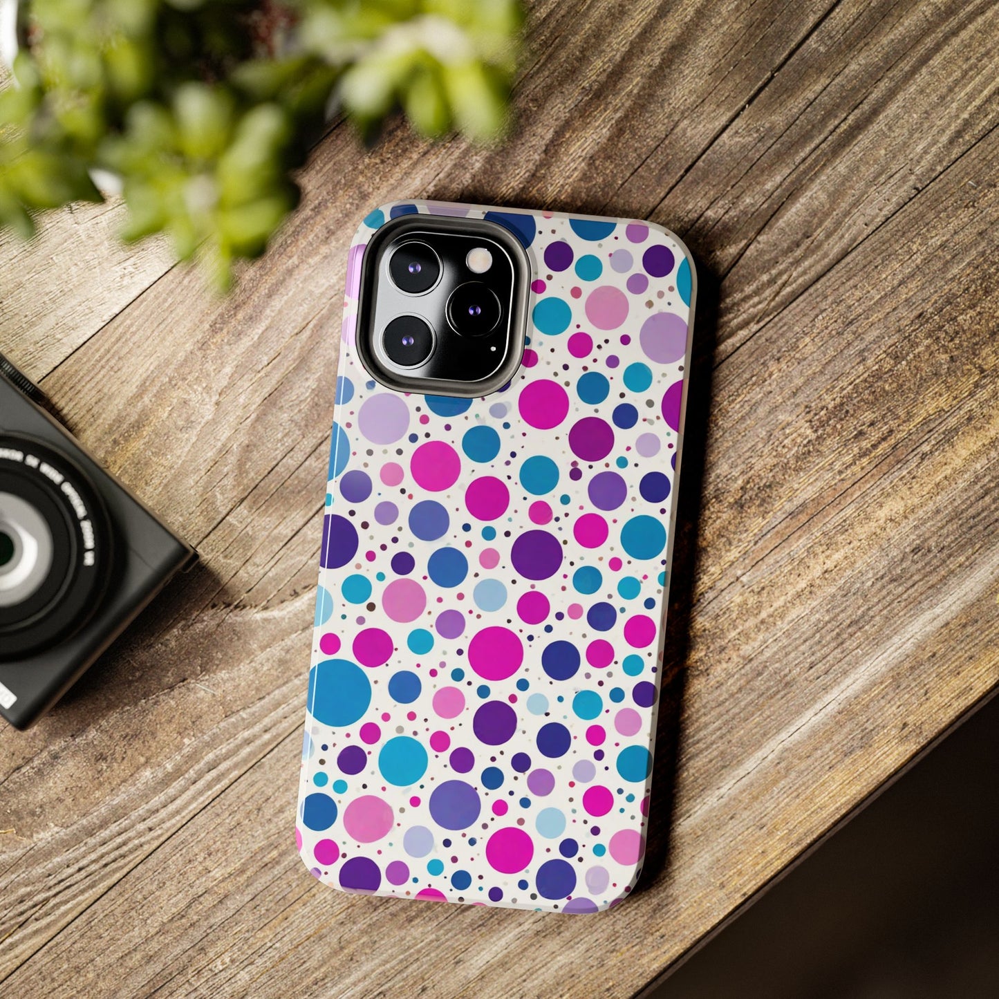 Colorful Polka Dot Tough Phone Case