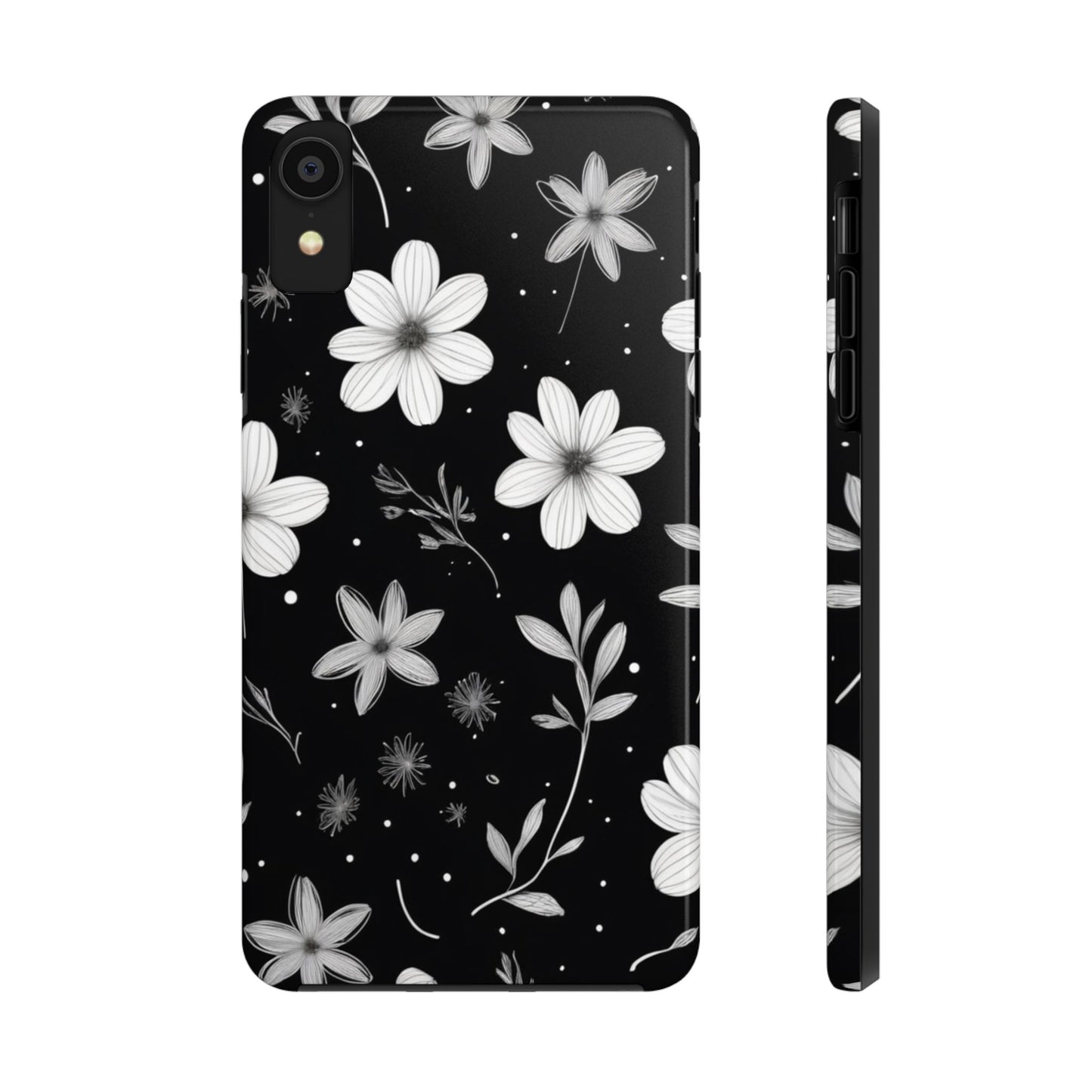 Elegant Floral Tough Phone Case for iPhone 16 15 14 13 12 11 X 8 7 Samsung Galaxy S24 S23 S22 S21