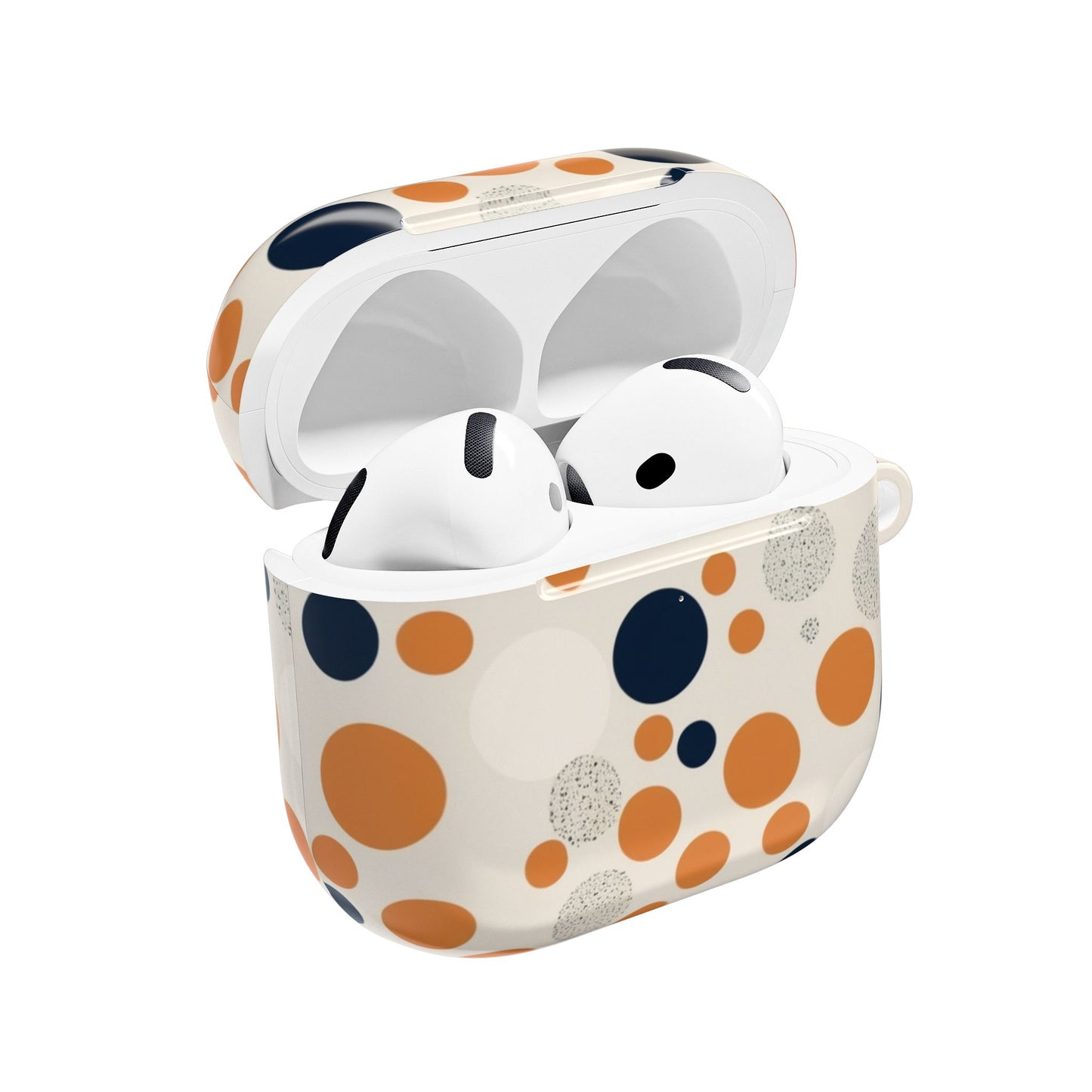 Orange Polka Dot  AirPod Case