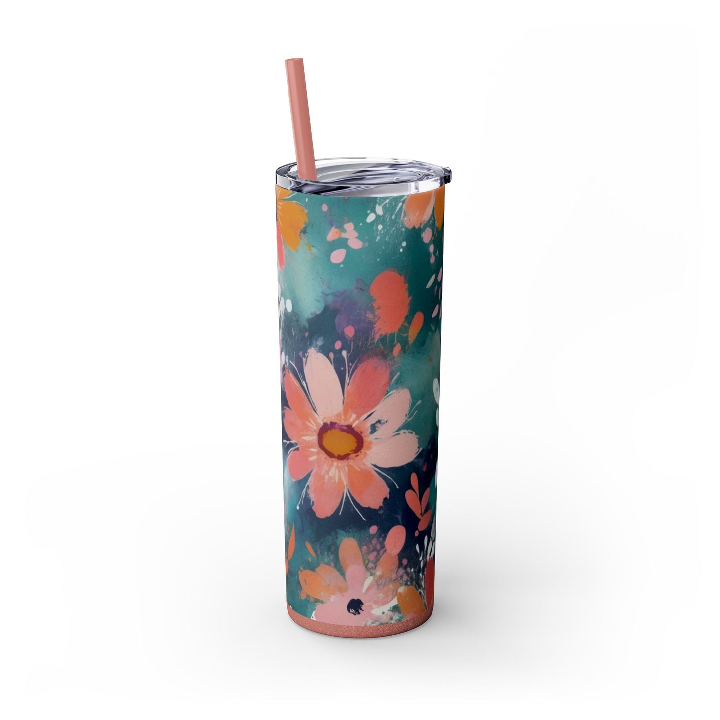 20oz Vibrant Floral Skinny Tumbler