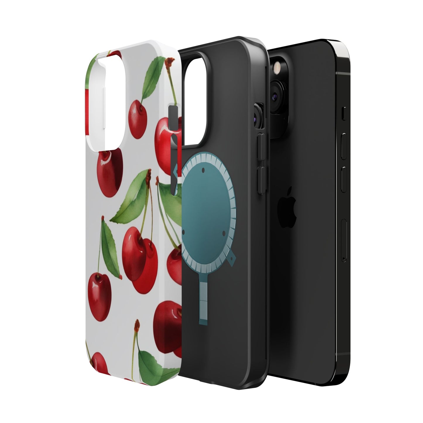 Cherry Print Magnetic Tough Case