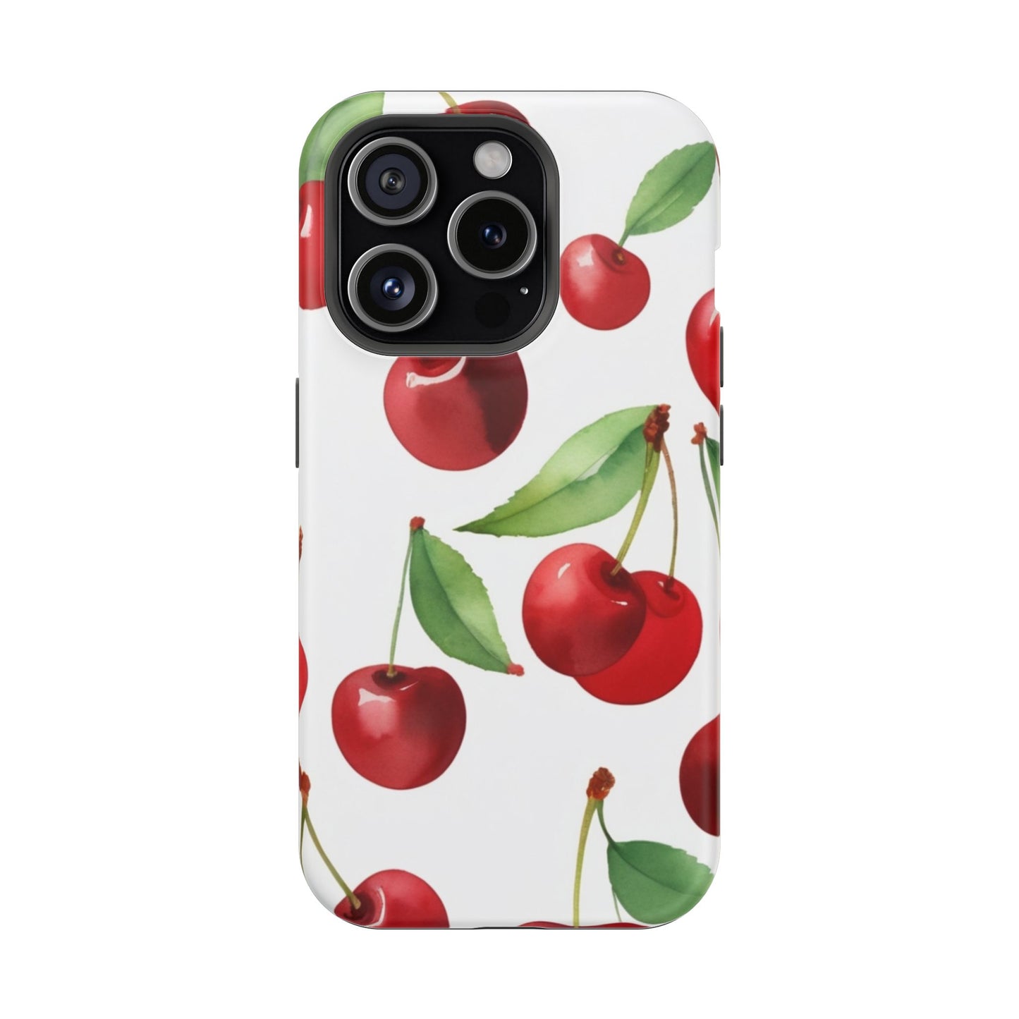 Cherry Print Magnetic Tough Case