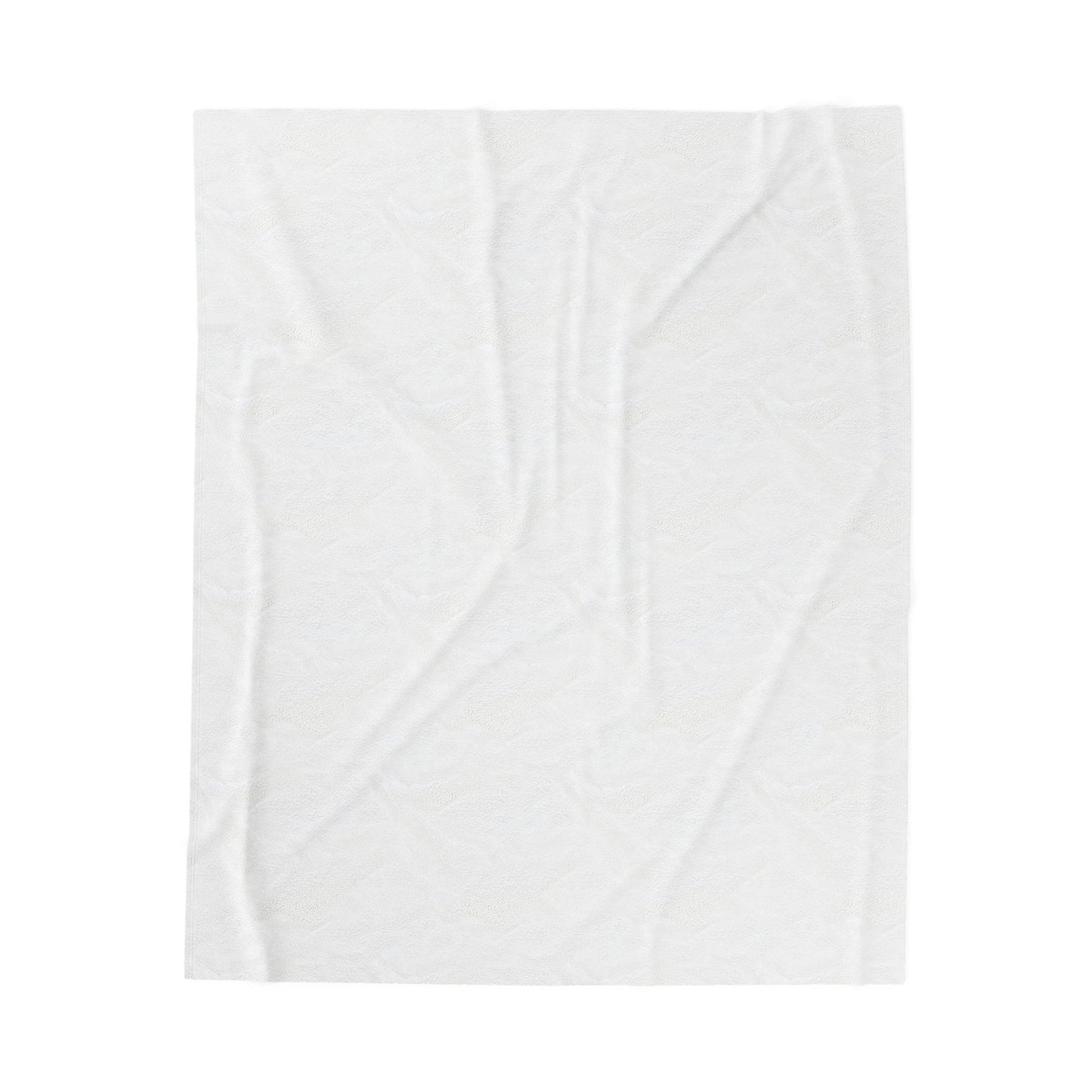 Black and White Floral Velveteen Plush Blanket