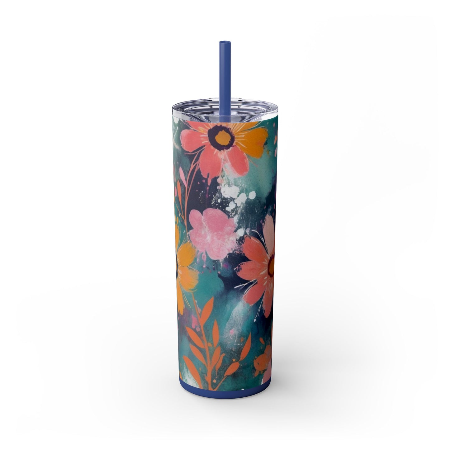 20oz Vibrant Floral Skinny Tumbler