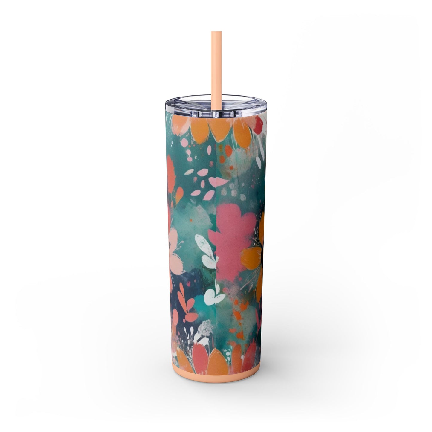 20oz Vibrant Floral Skinny Tumbler