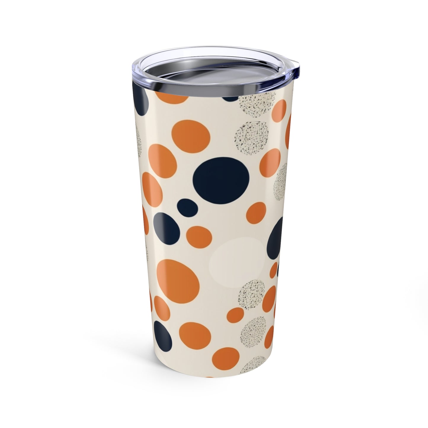 Orange Polka Dot Tumbler