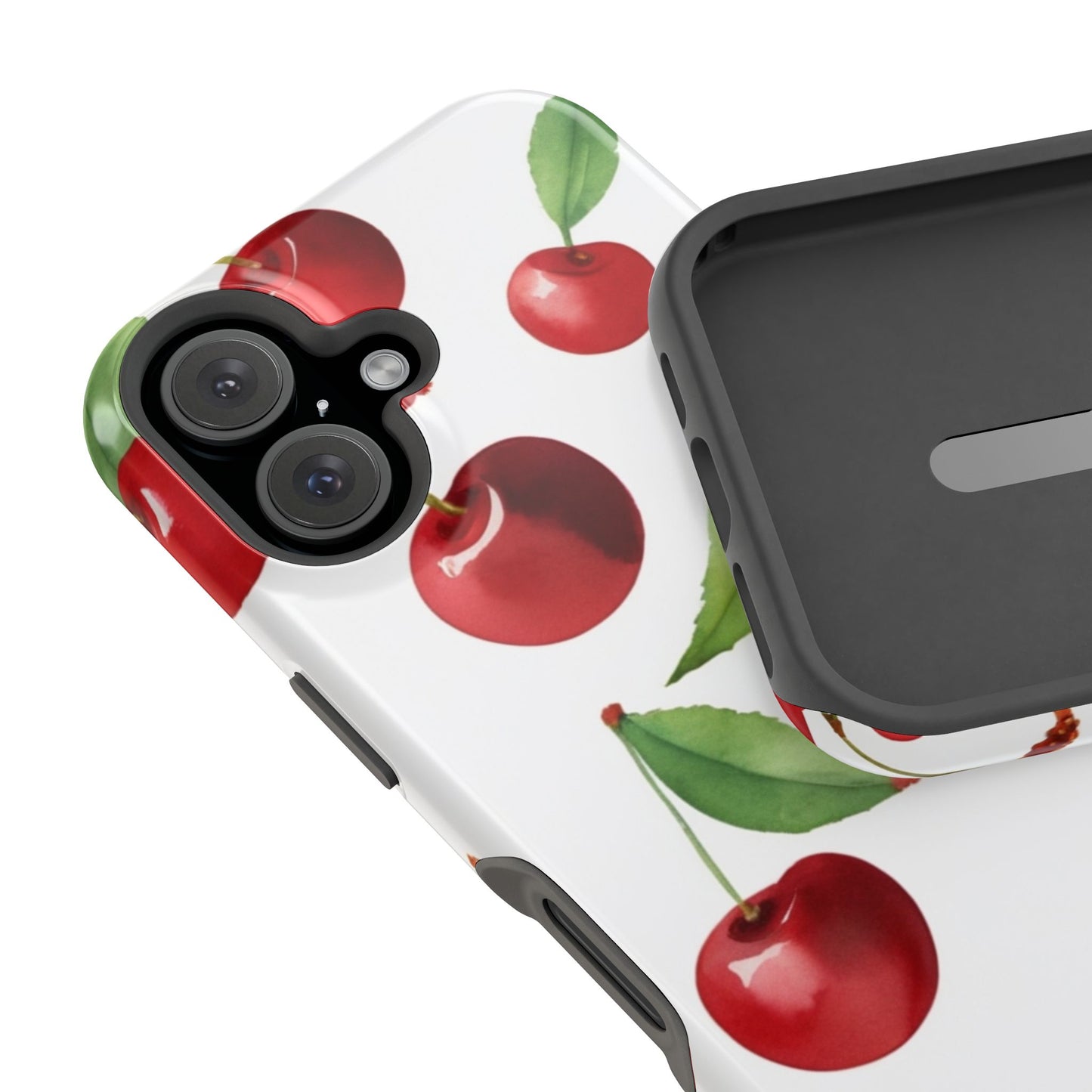 Cherry Print Magnetic Tough Case