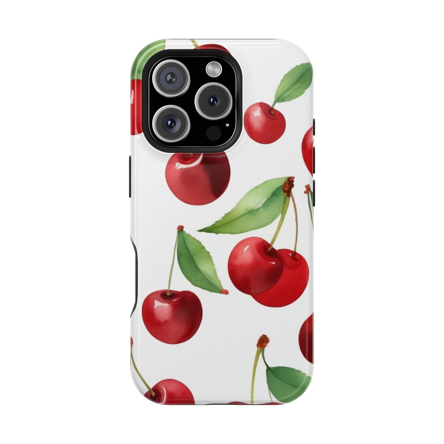 Cherry Print Magnetic Tough Case