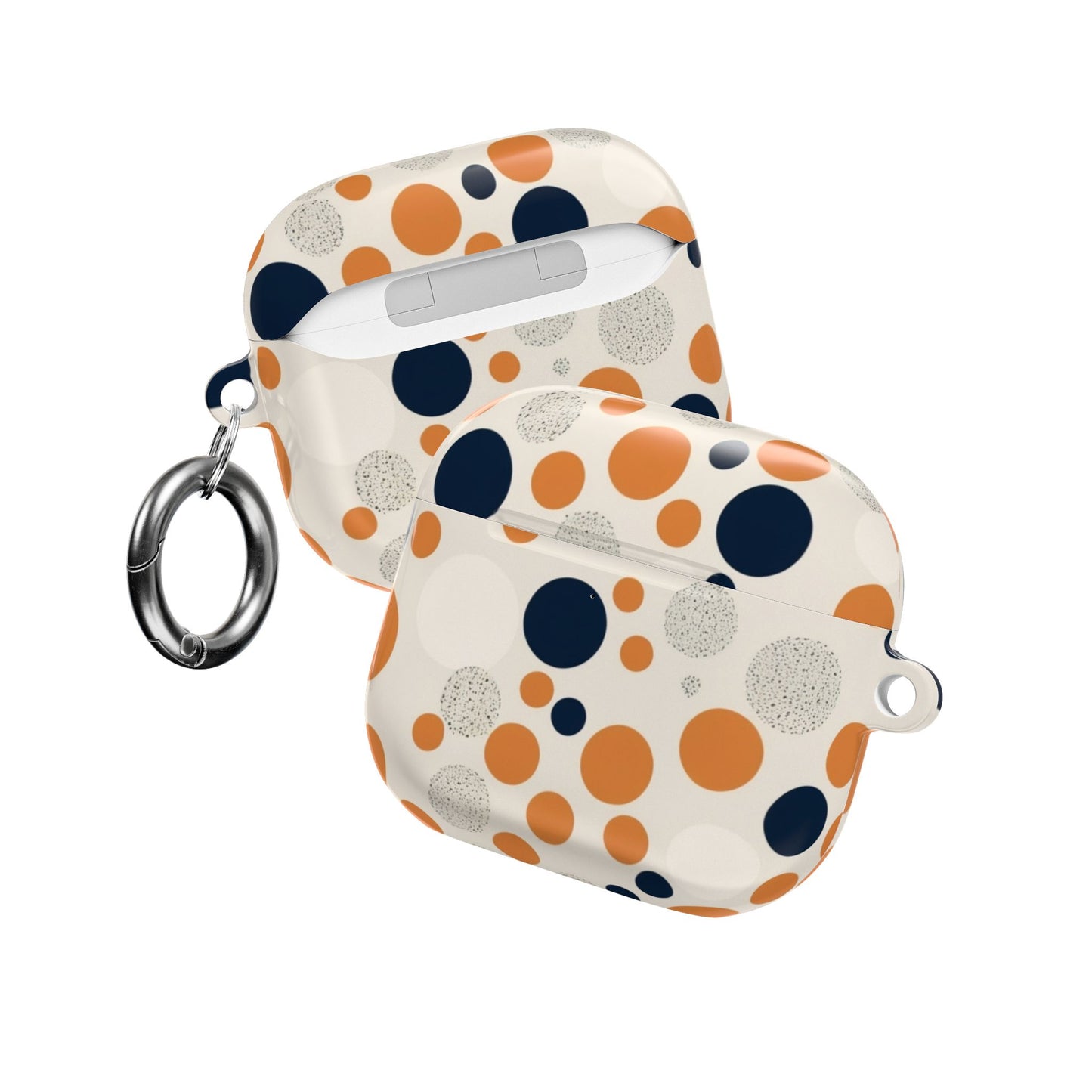 Orange Polka Dot  AirPod Case