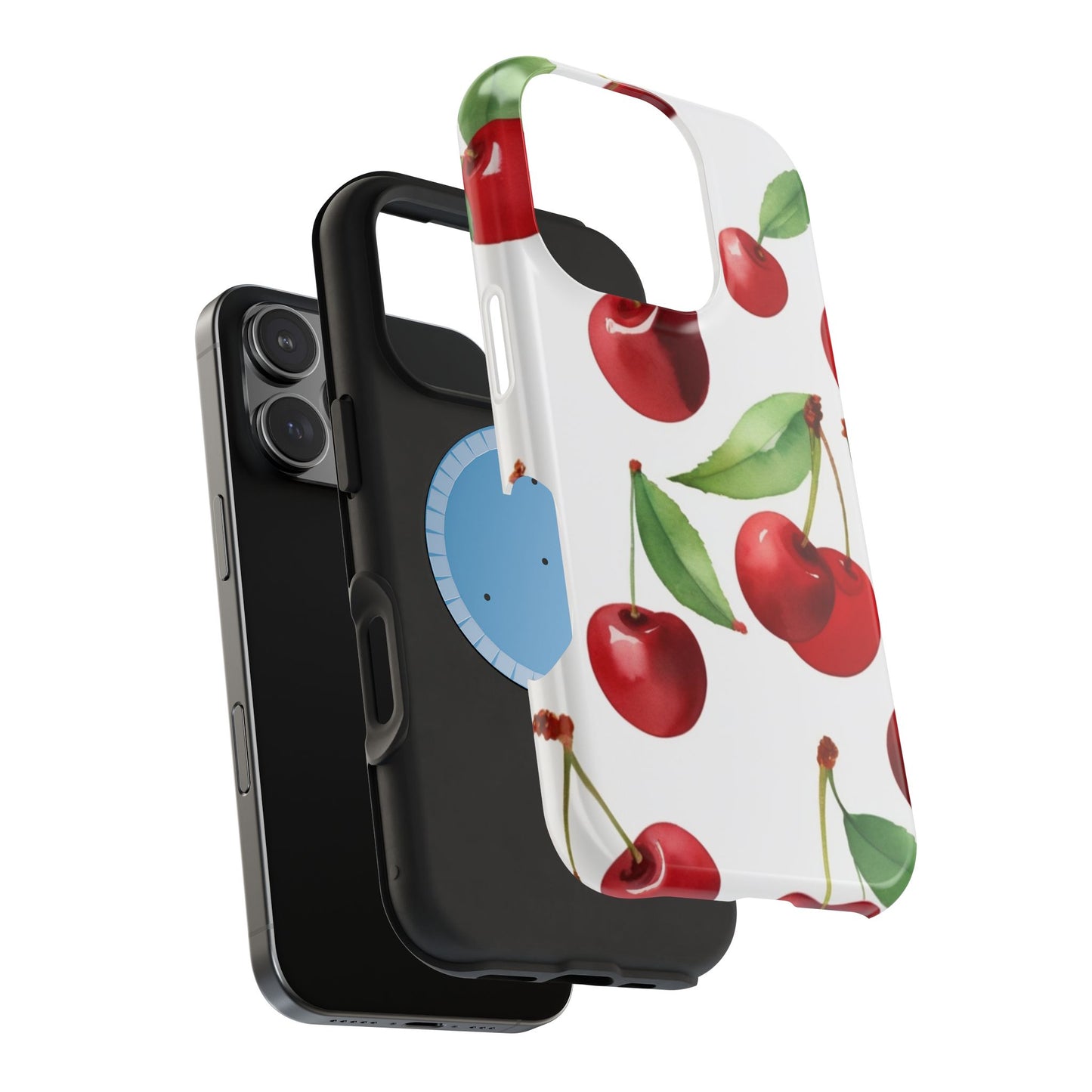 Cherry Print Magnetic Tough Case