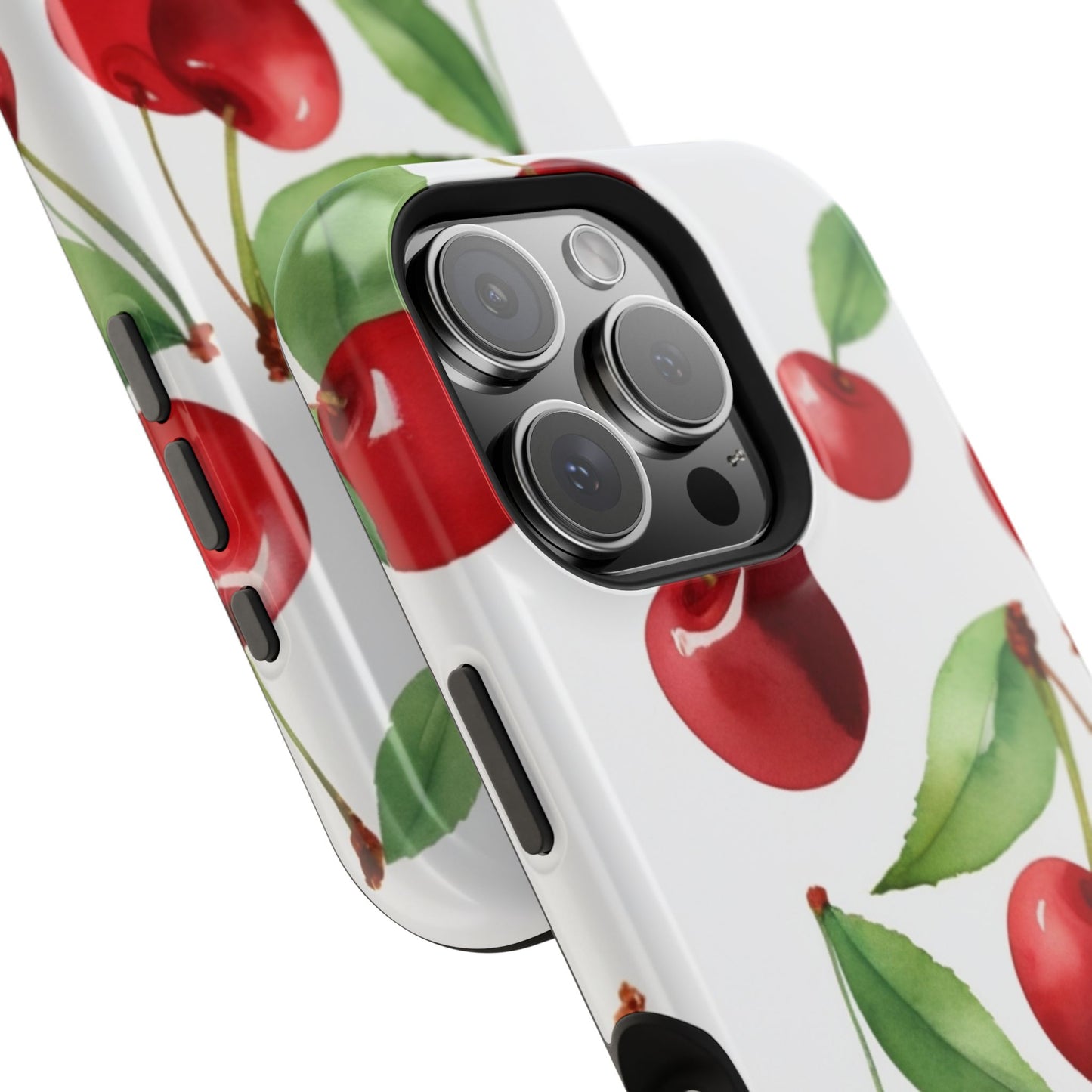 Cherry Print Magnetic Tough Case