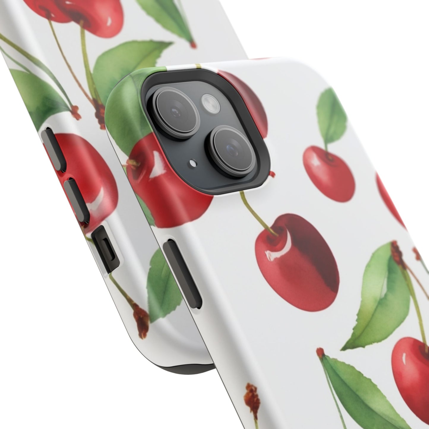 Cherry Print Magnetic Tough Case