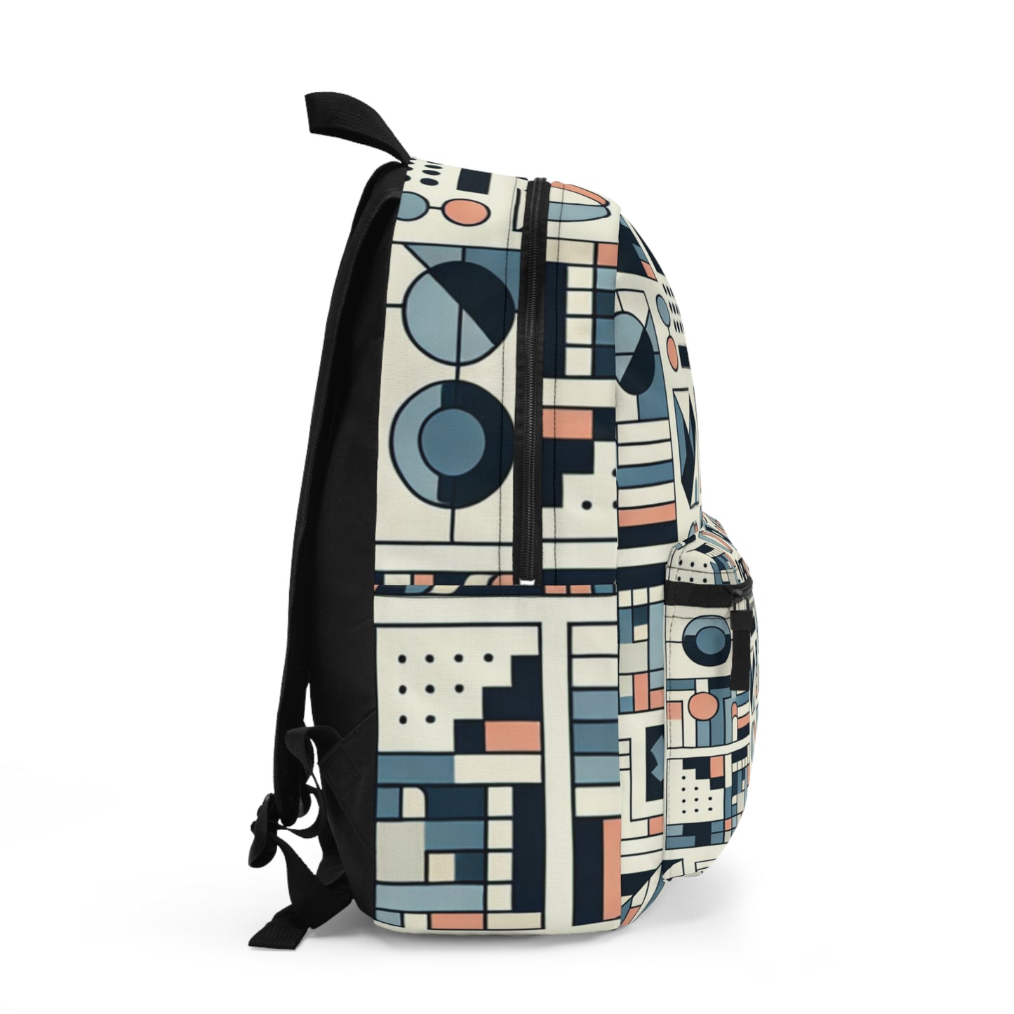 Geometric Print Backpack