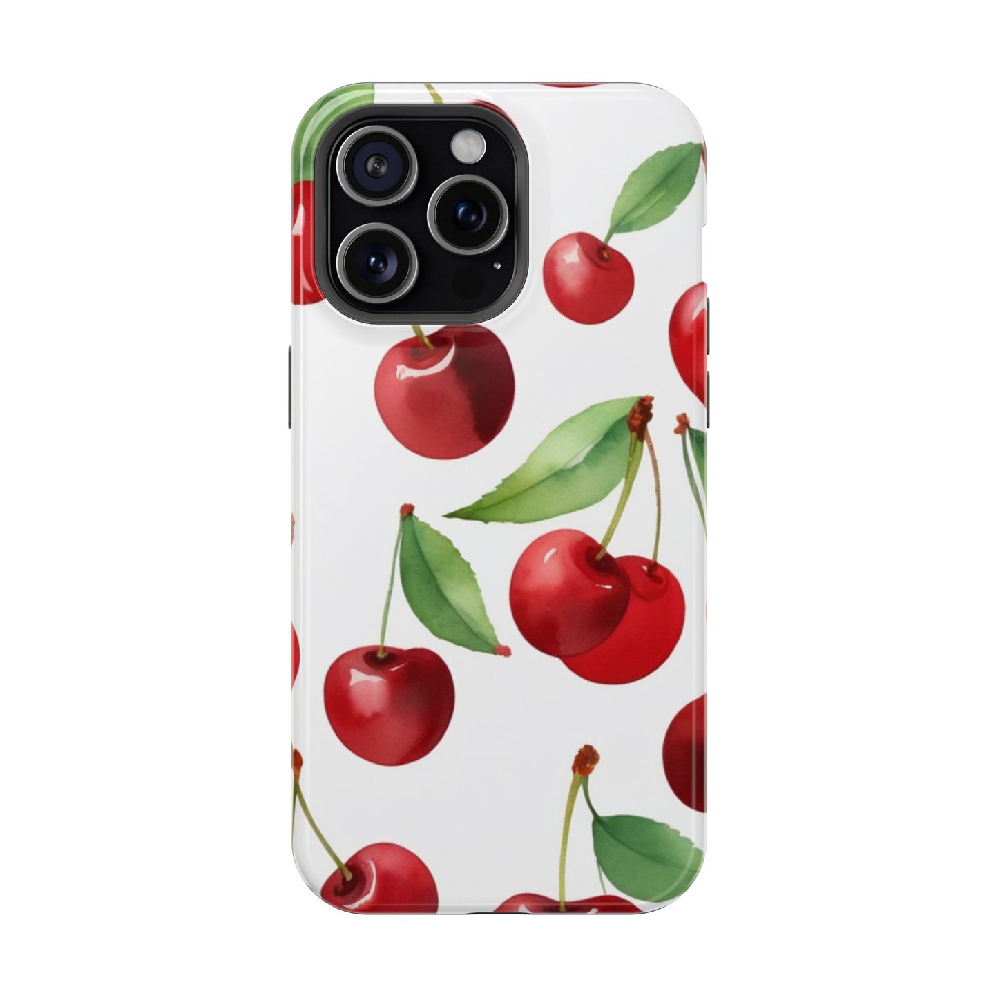 Cherry Print Magnetic Tough Case